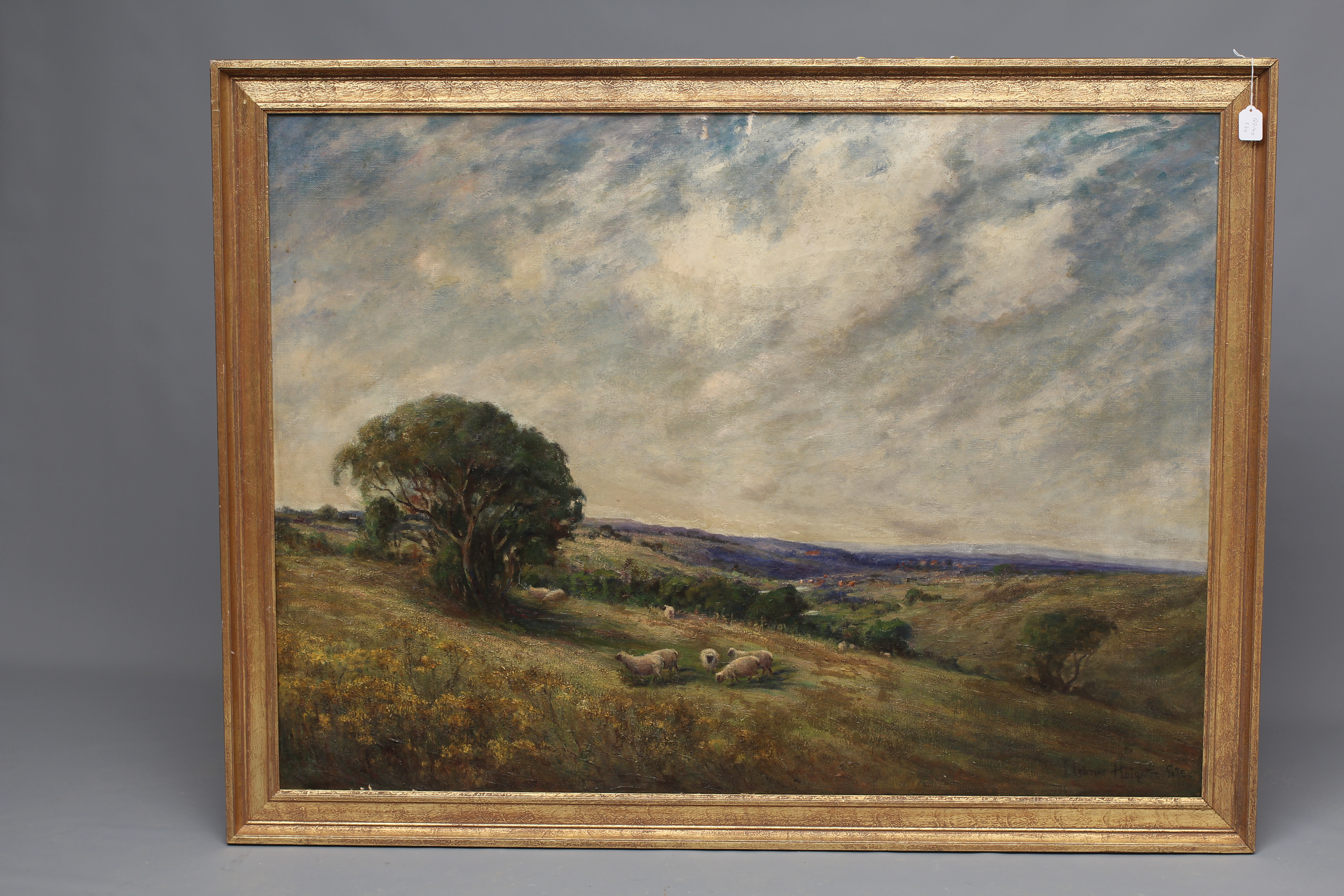 ELEANOR HOLGATE (British School, c.1900) Near Adel, Leeds, signed lower right, inscribed with title Image