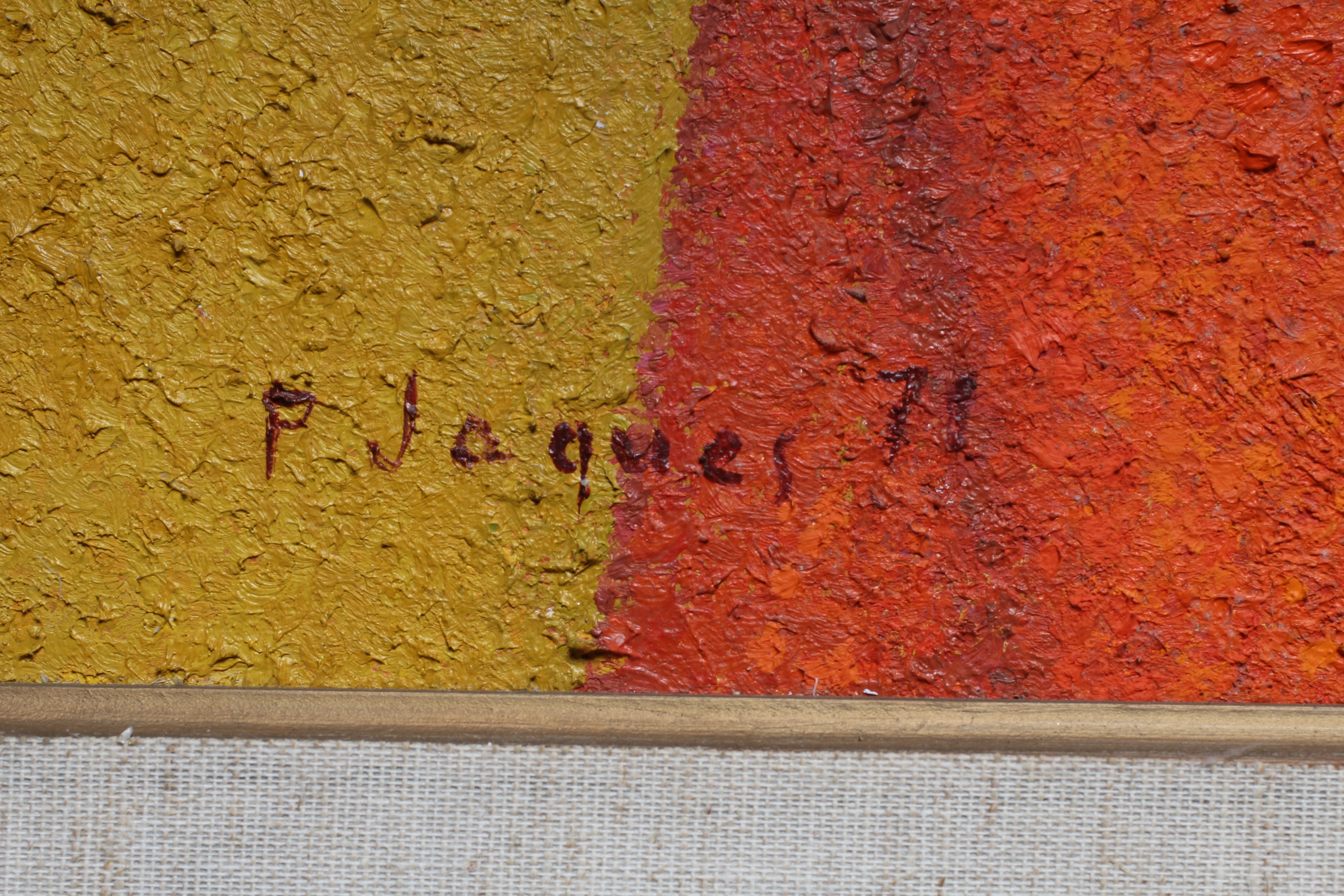 PIERRE JACQUES (1913-2000) Still Life with Open Book, signed and dated '71, oil on canvas, 31" x 38 Image