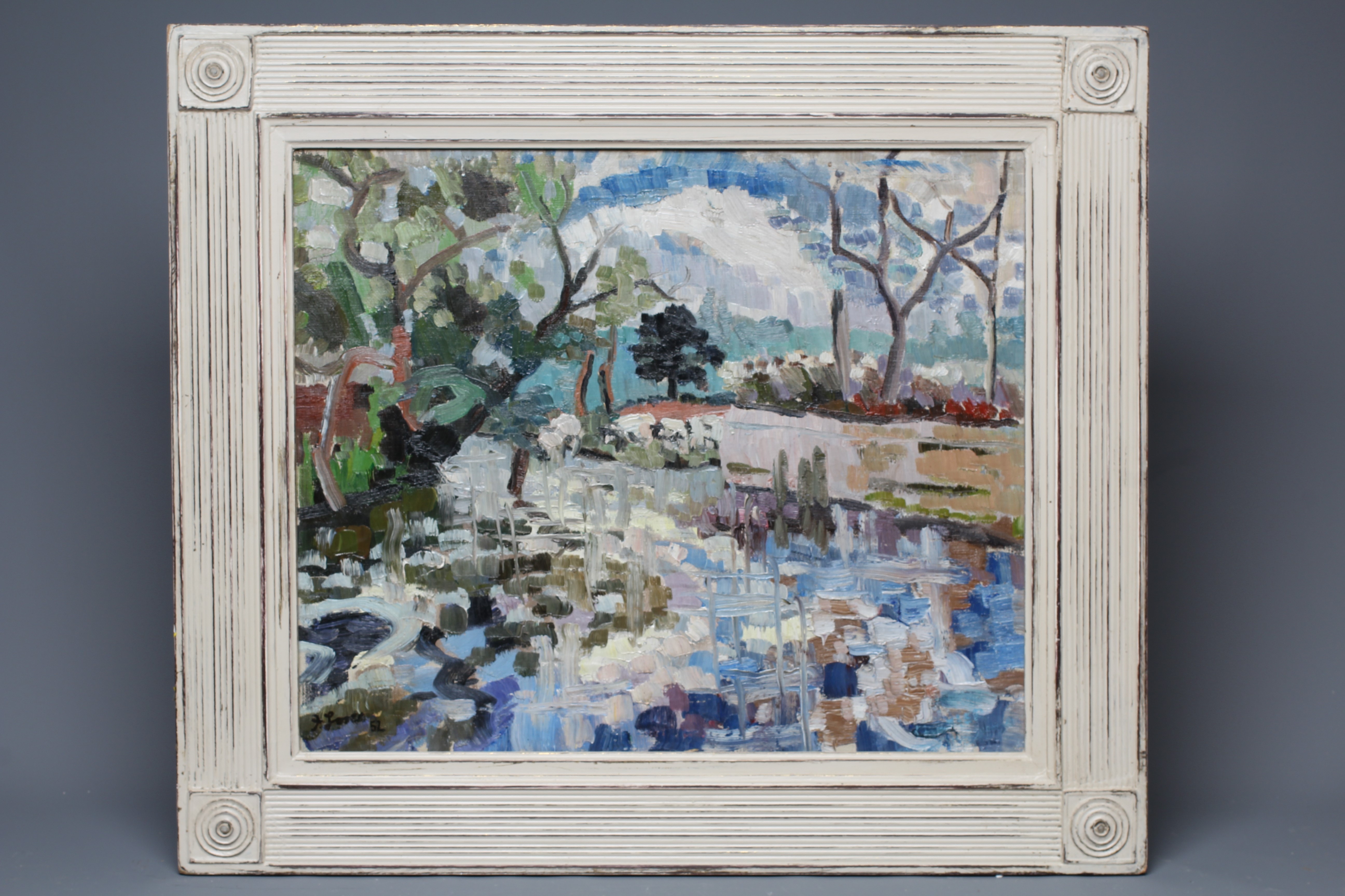 FREDERICK GORE (1913-2009) Provence Landscape, signed and dated '52 lower left, oil on canvas, 20" x Image