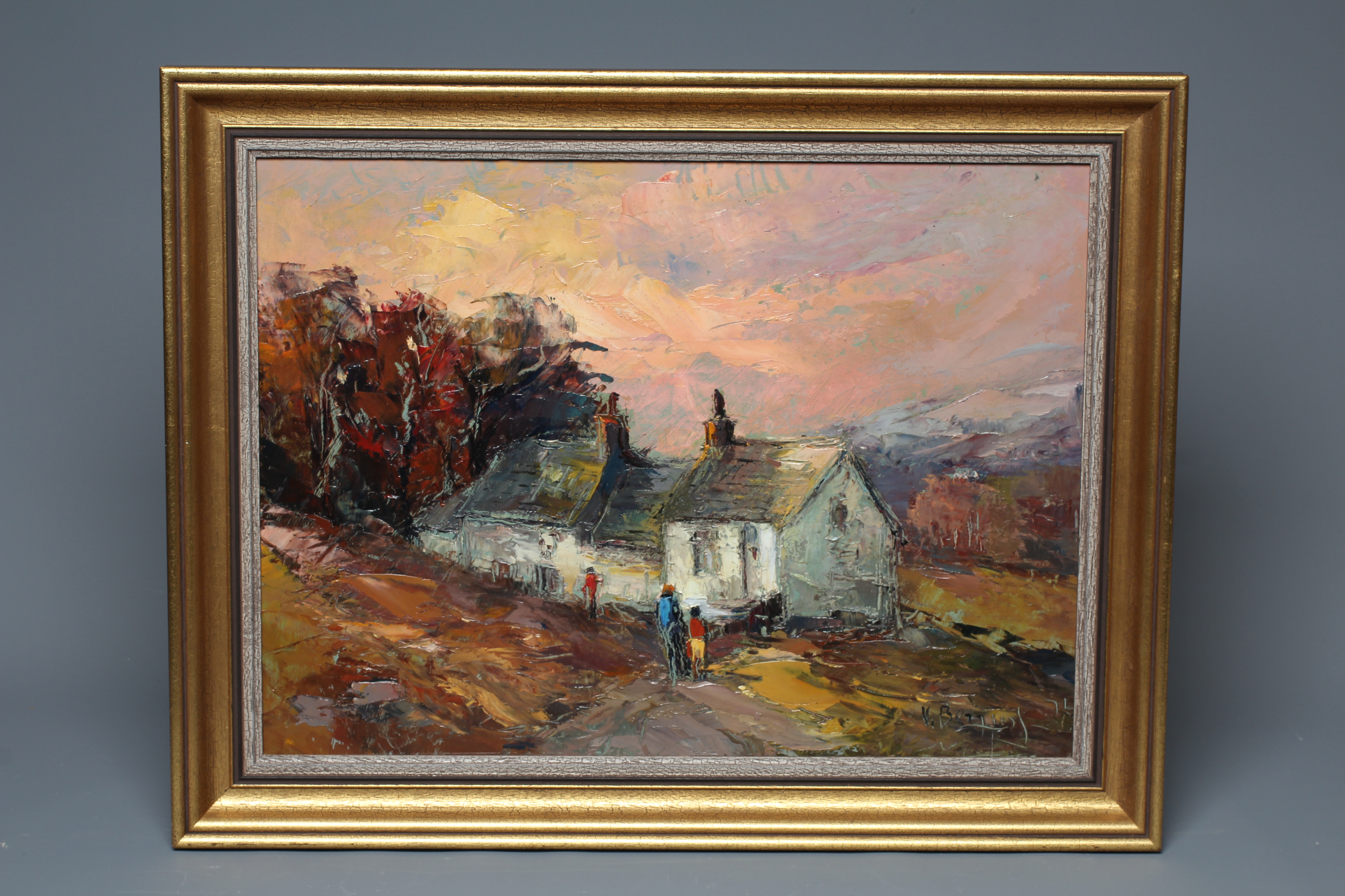 VALTER BERZINS (1925-2009) White Wells, Ilkley Moor, signed lower right, inscribed verso with title, Image