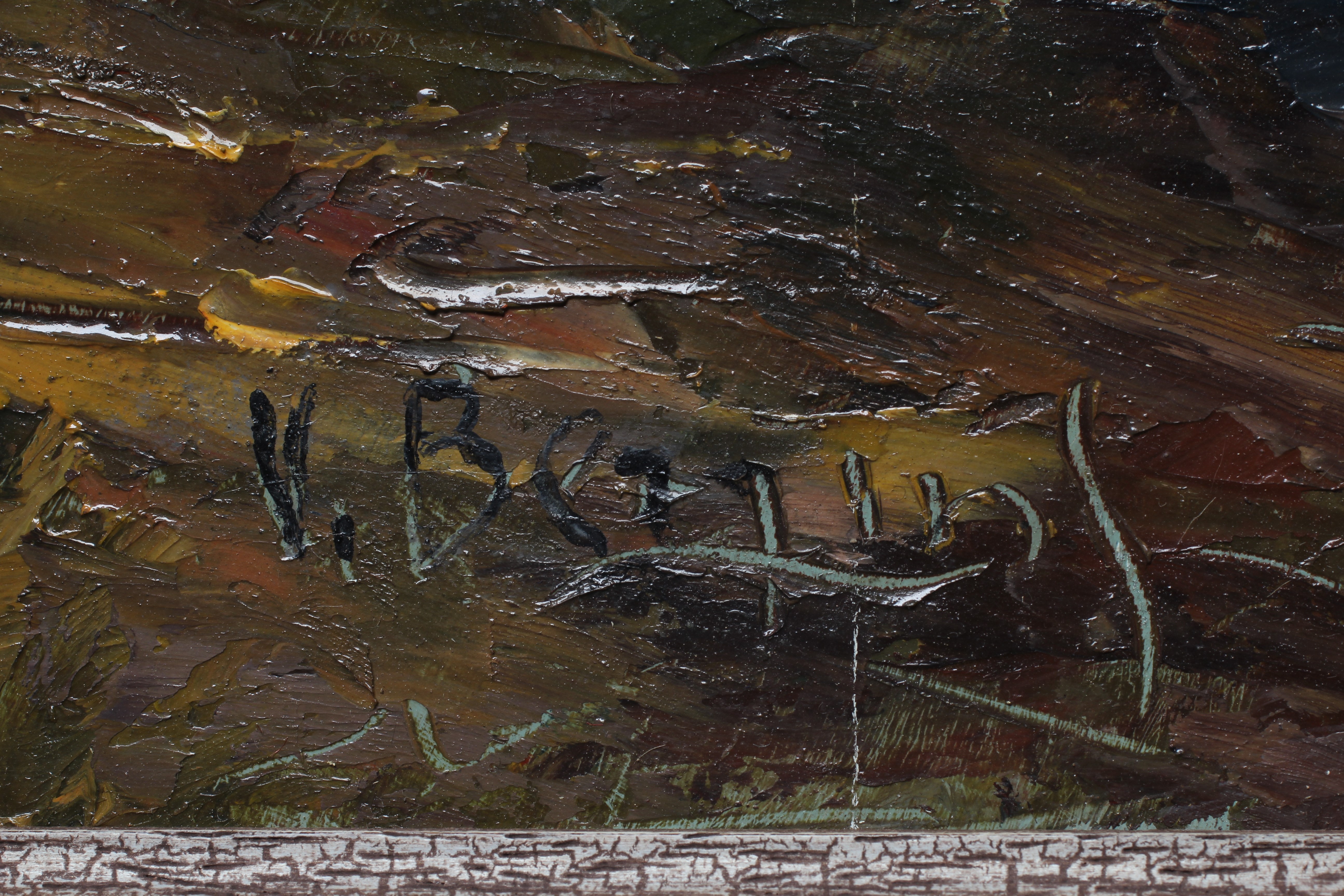 VALTER BERZINS (1925-2009) White Wells, Ilkley Moor, signed lower right, inscribed verso with title, Image