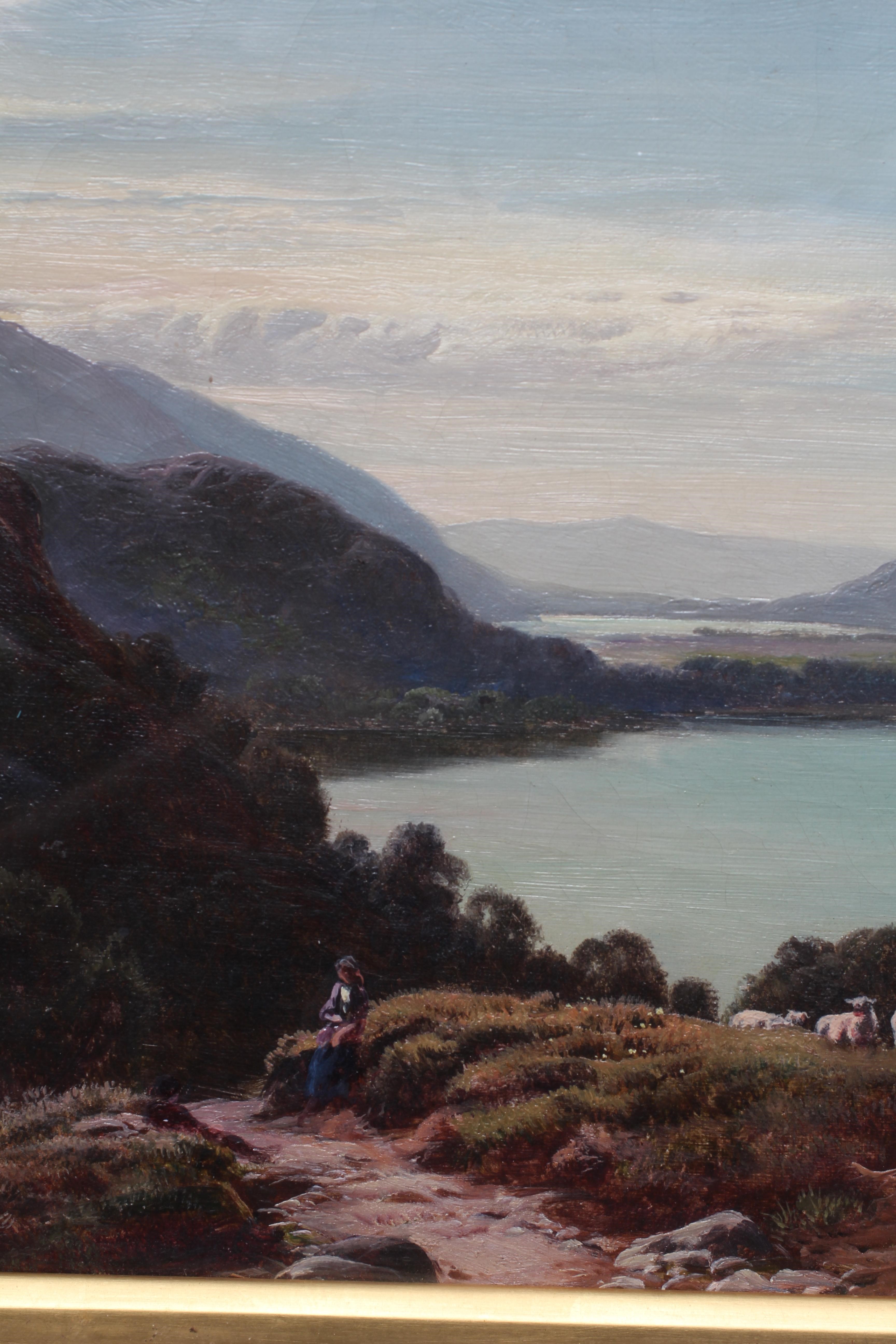 SIDNEY RICHARD PERCY (1821-1886) Derwent Water, Cumberland, signed and dated 1876 lower right, oil Image
