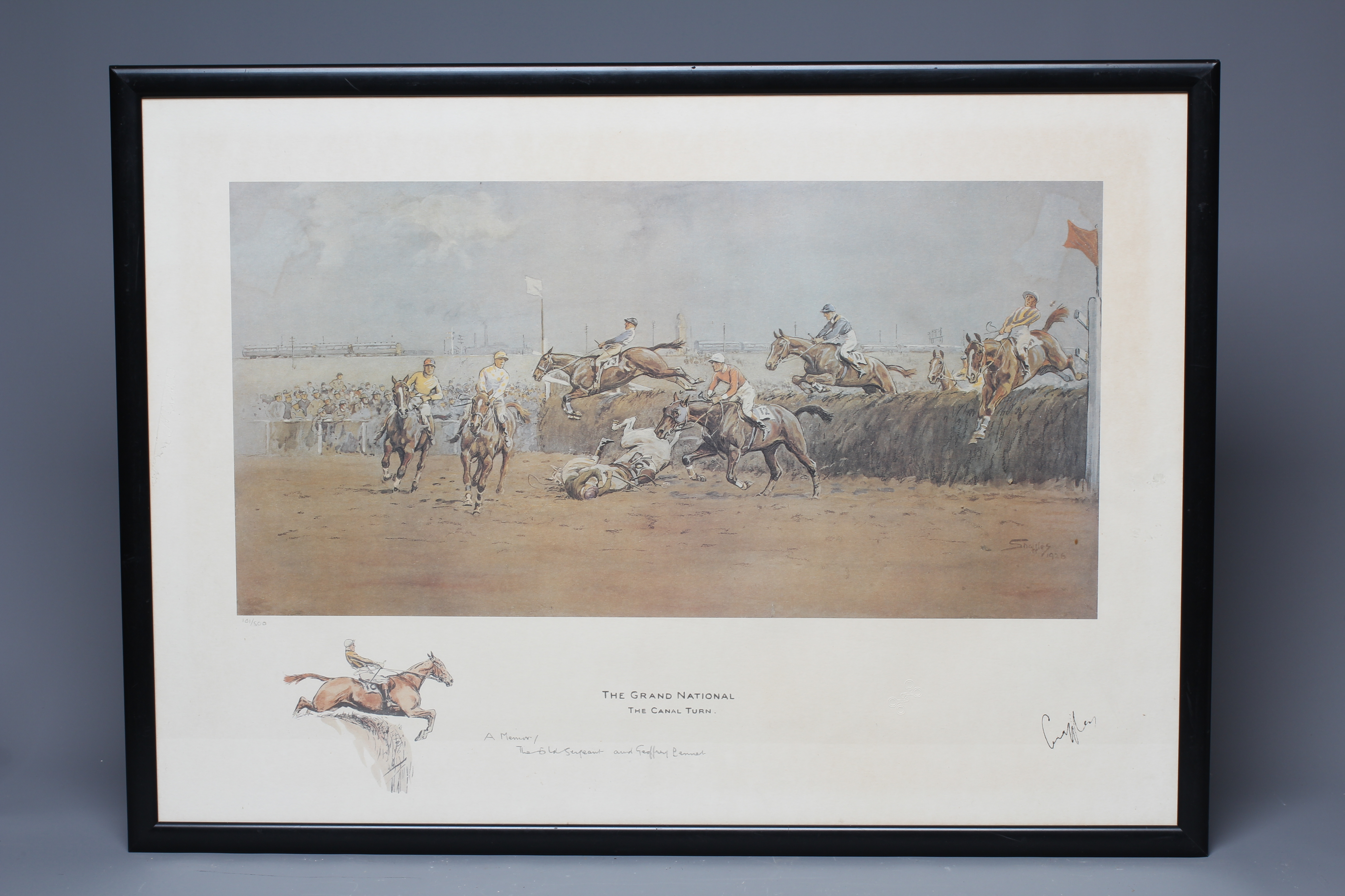 CHARLES JOHNSON PAYNE (1884-1967) The Grand National Image