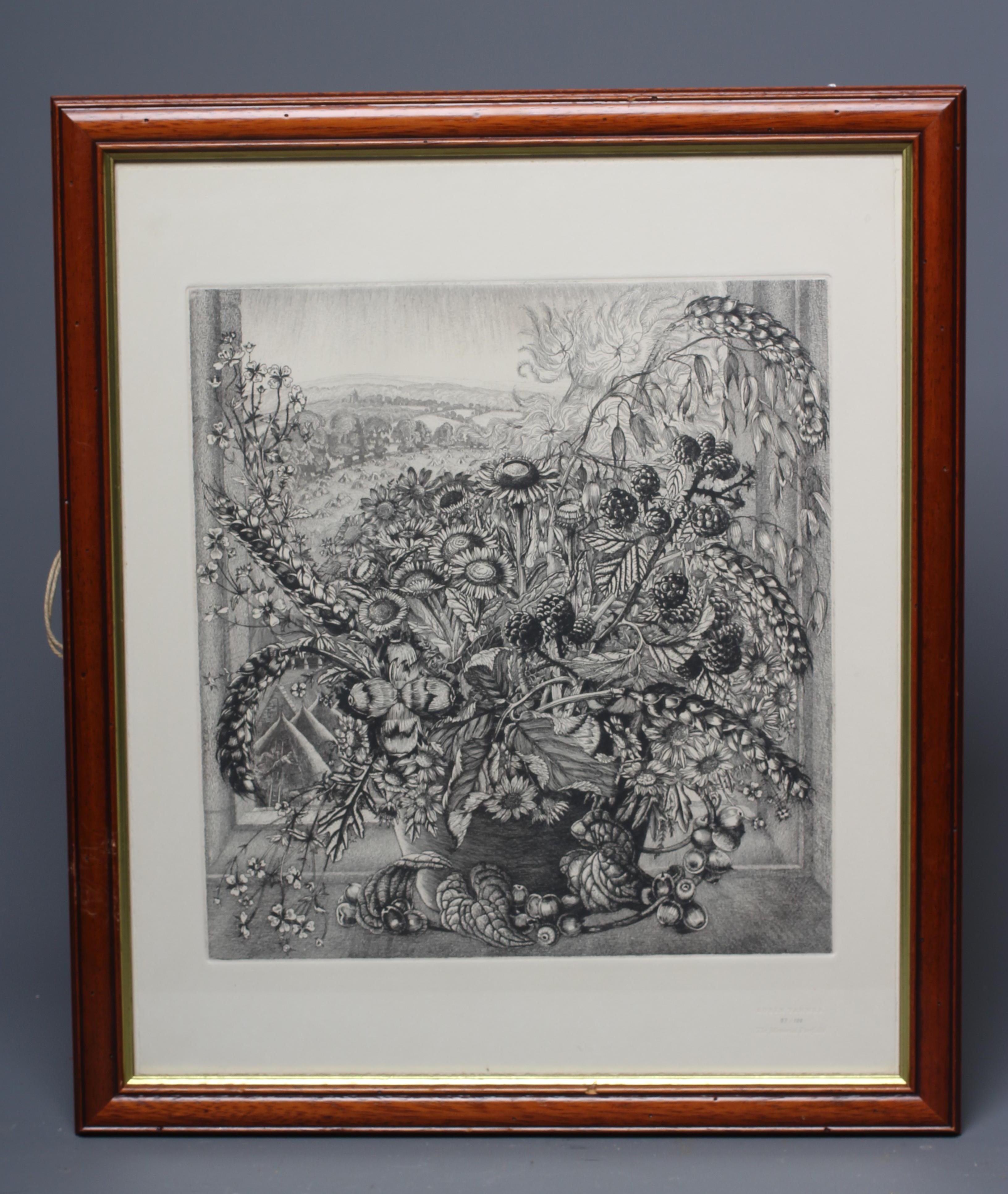 ROBIN TANNER (1904-1988) Autumn - The Memorial Portfolio, incised stamp numbered 57/100 lower right, Image
