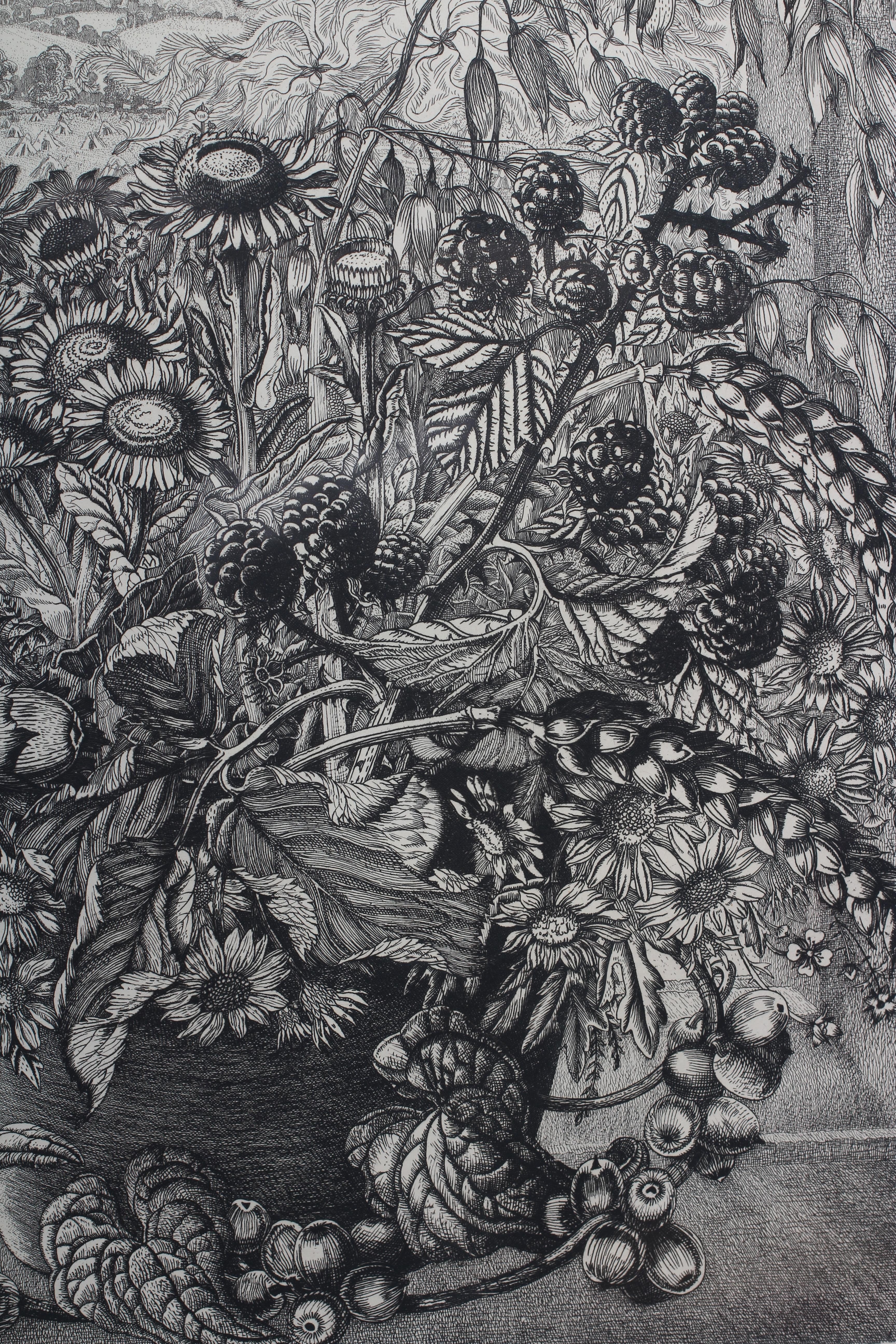 ROBIN TANNER (1904-1988) Autumn - The Memorial Portfolio, incised stamp numbered 57/100 lower right, Image