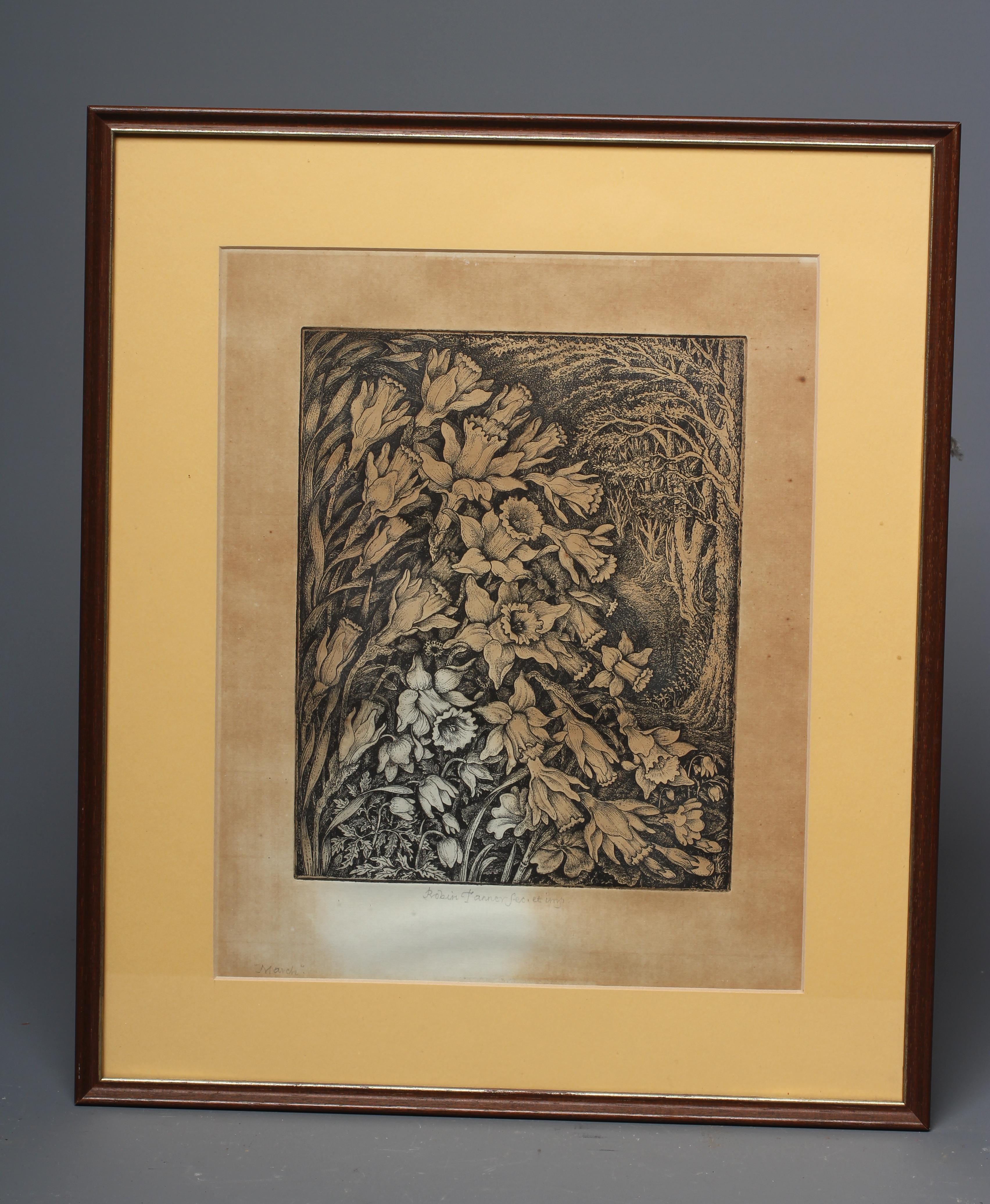 ROBIN TANNER (1904-1988) March, signed 'Robin Tanner, fec et imp', inscribed with title in the Image