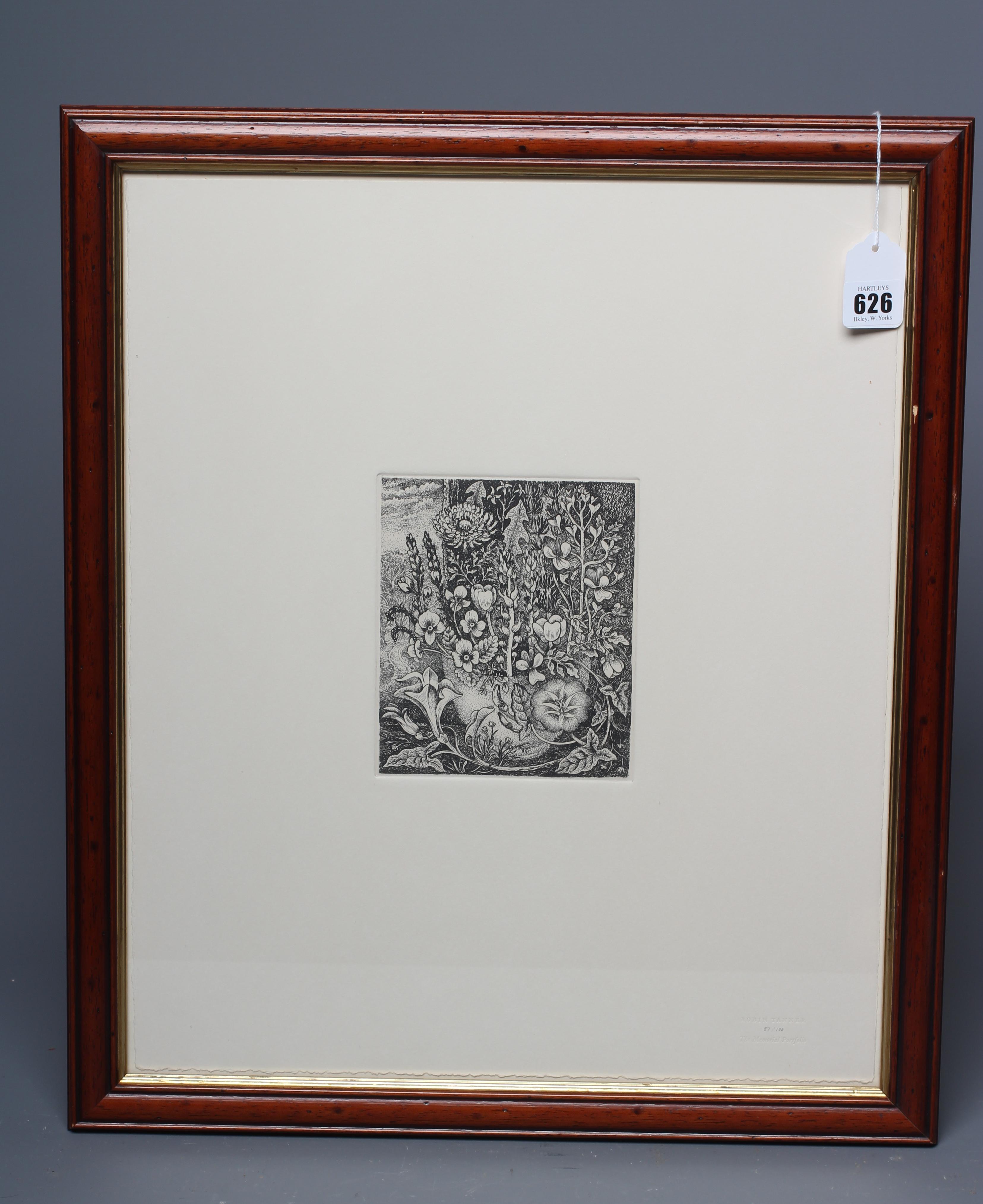 ROBIN TANNER (1904-1988) Weeds - The Memorial Portfolio, incised stamp numbered 57/100 lower right, Image