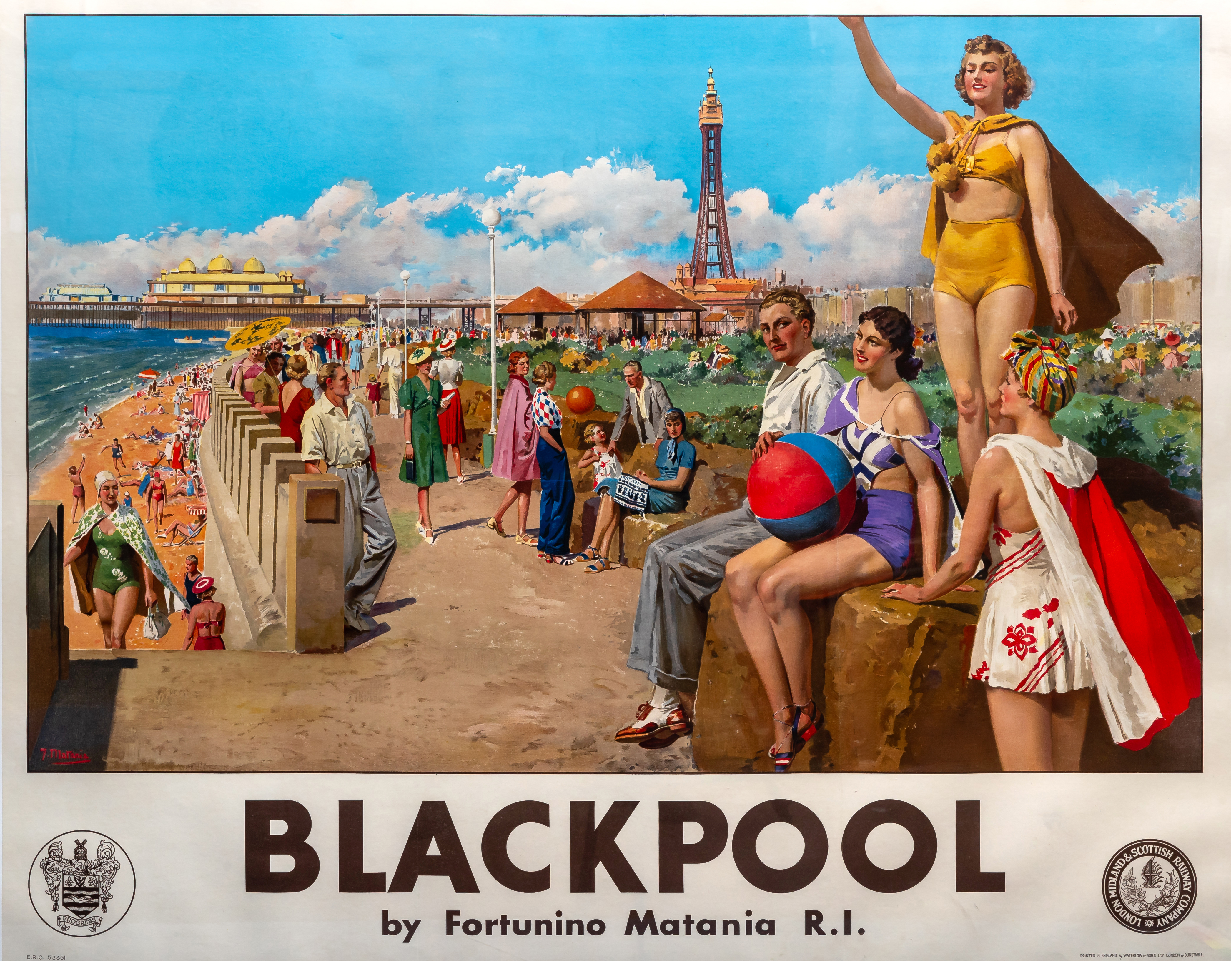 FORTUNINO MATANIA (1881-1963) Blackpool Image