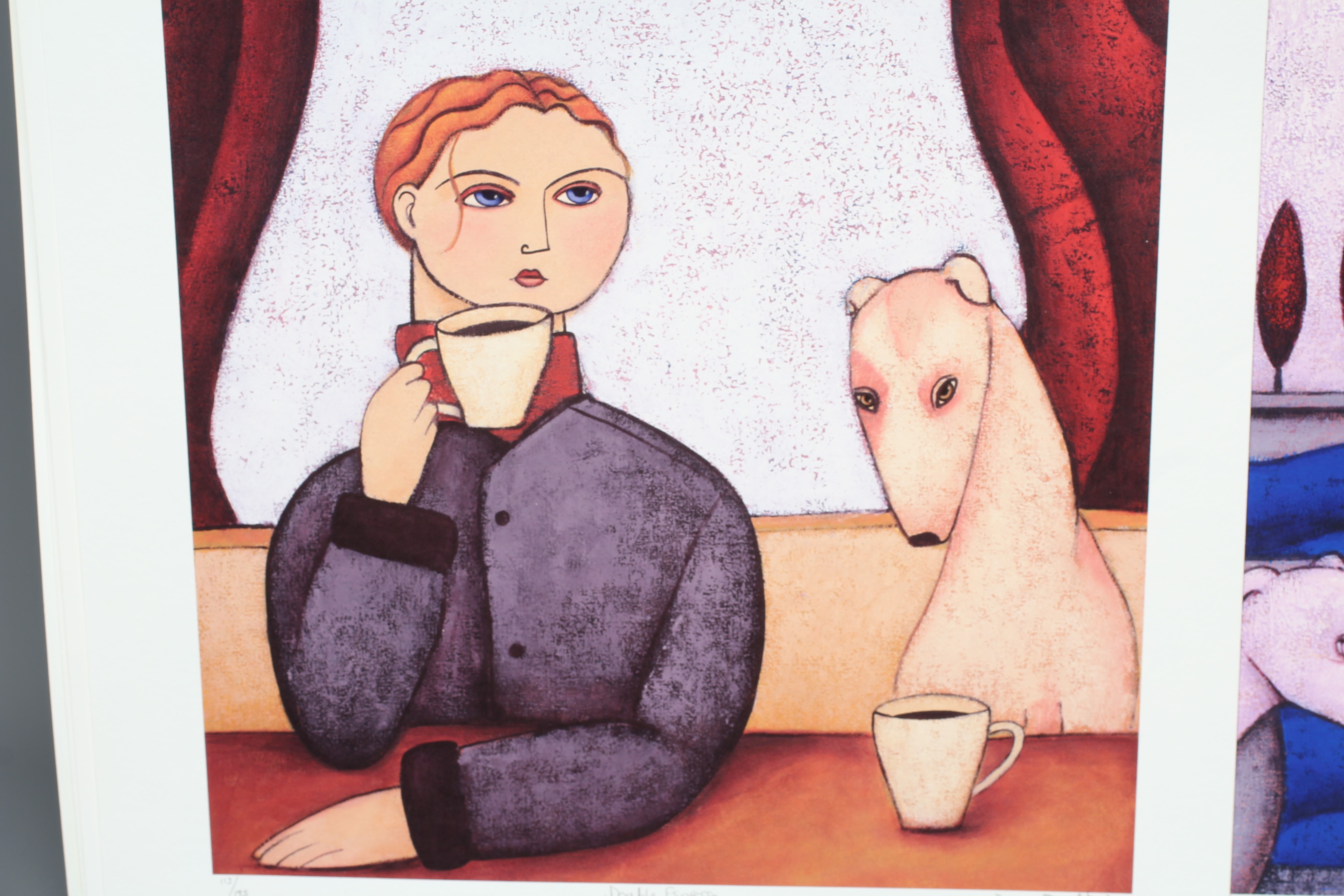 PAINE PROFFITT (B.1972) Six unframed prints titled: Double Expresso Image