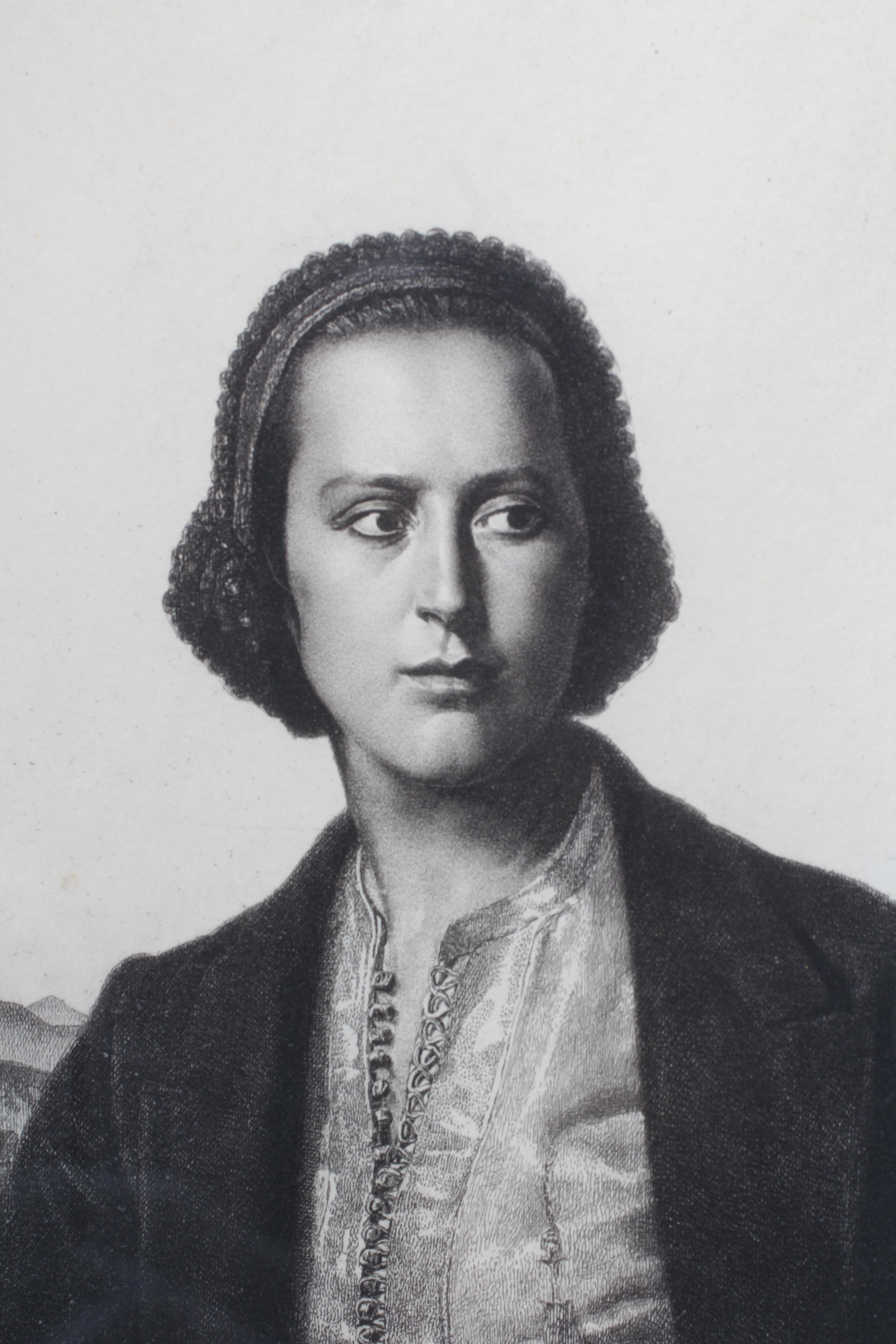 GERALD LESLIE BROCKHURST (1890-1978) Young Womanhood, signed in the margin lower right, etching, 9" Image