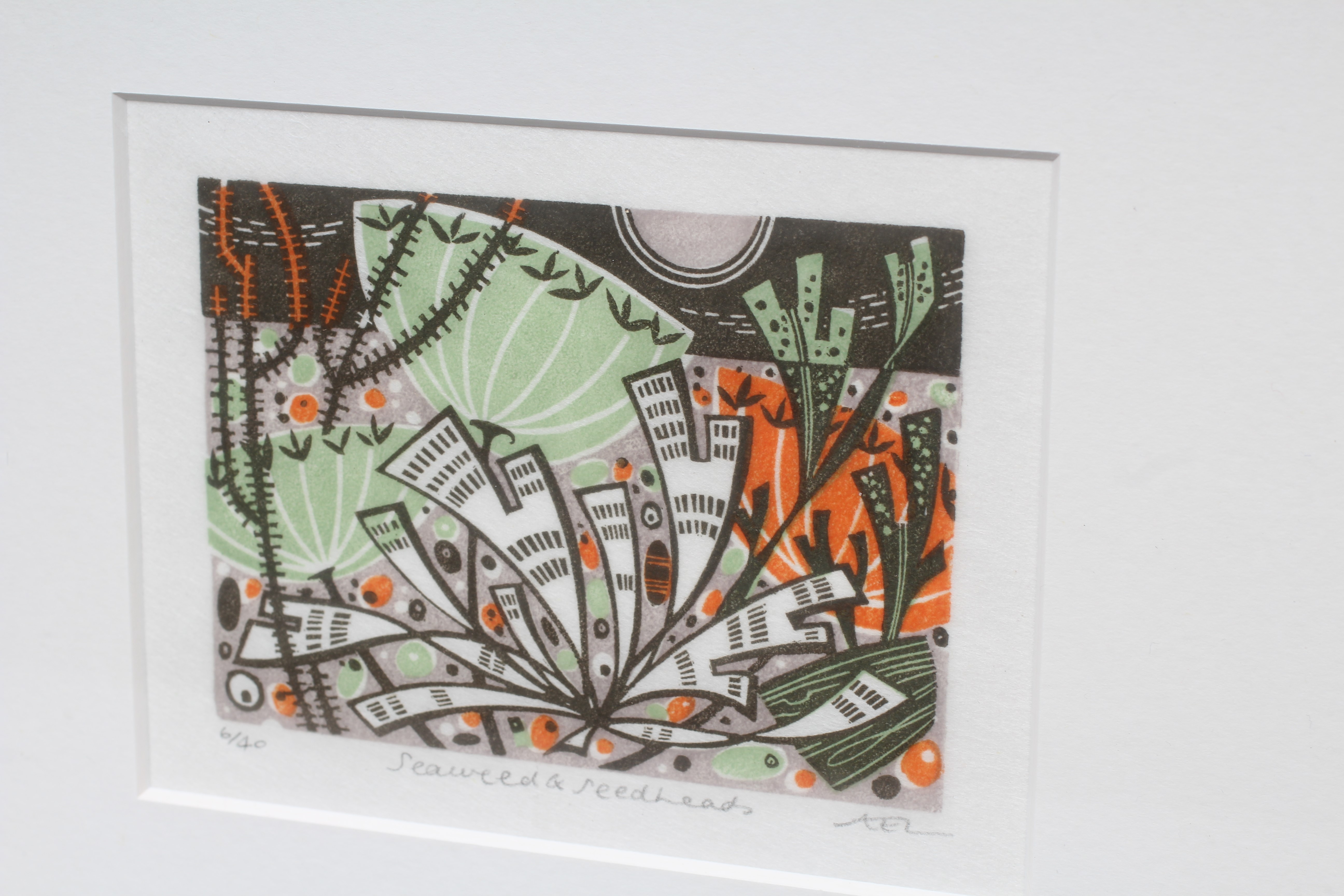 ANGIE LEWIN (B.1963) Three linocuts, each signed, titled and numbered, various sizes, all framed and Image