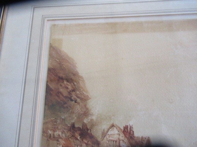 HENRY BARLOW CARTER (1803-1868) Fishing Boats in a Stormy Harbour, signed lower left and dated 1855, Image