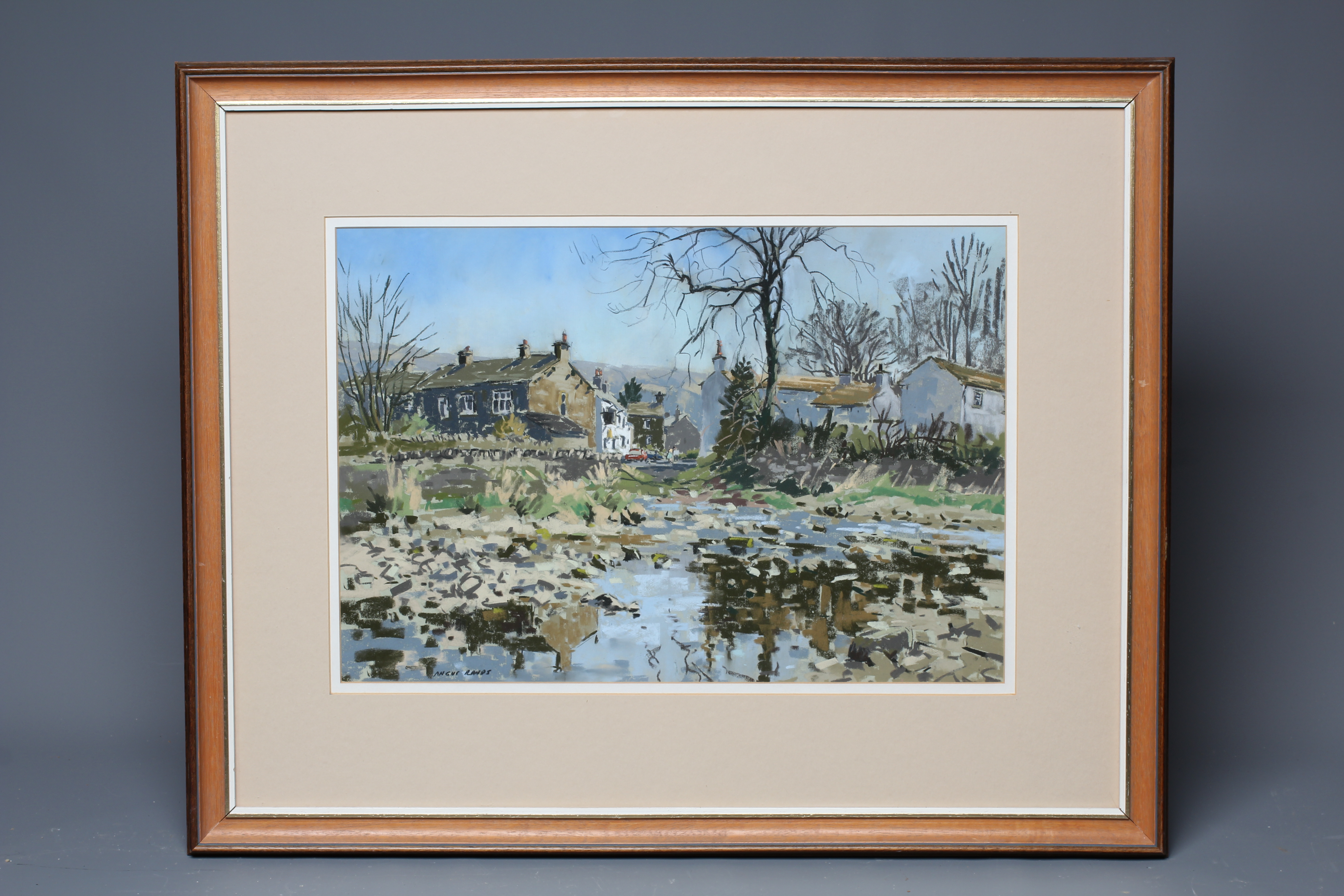 ANGUS BERNARD RANDS (1922-1985) Spring Light, Kettlewell, signed lower left, inscribed with title on Image