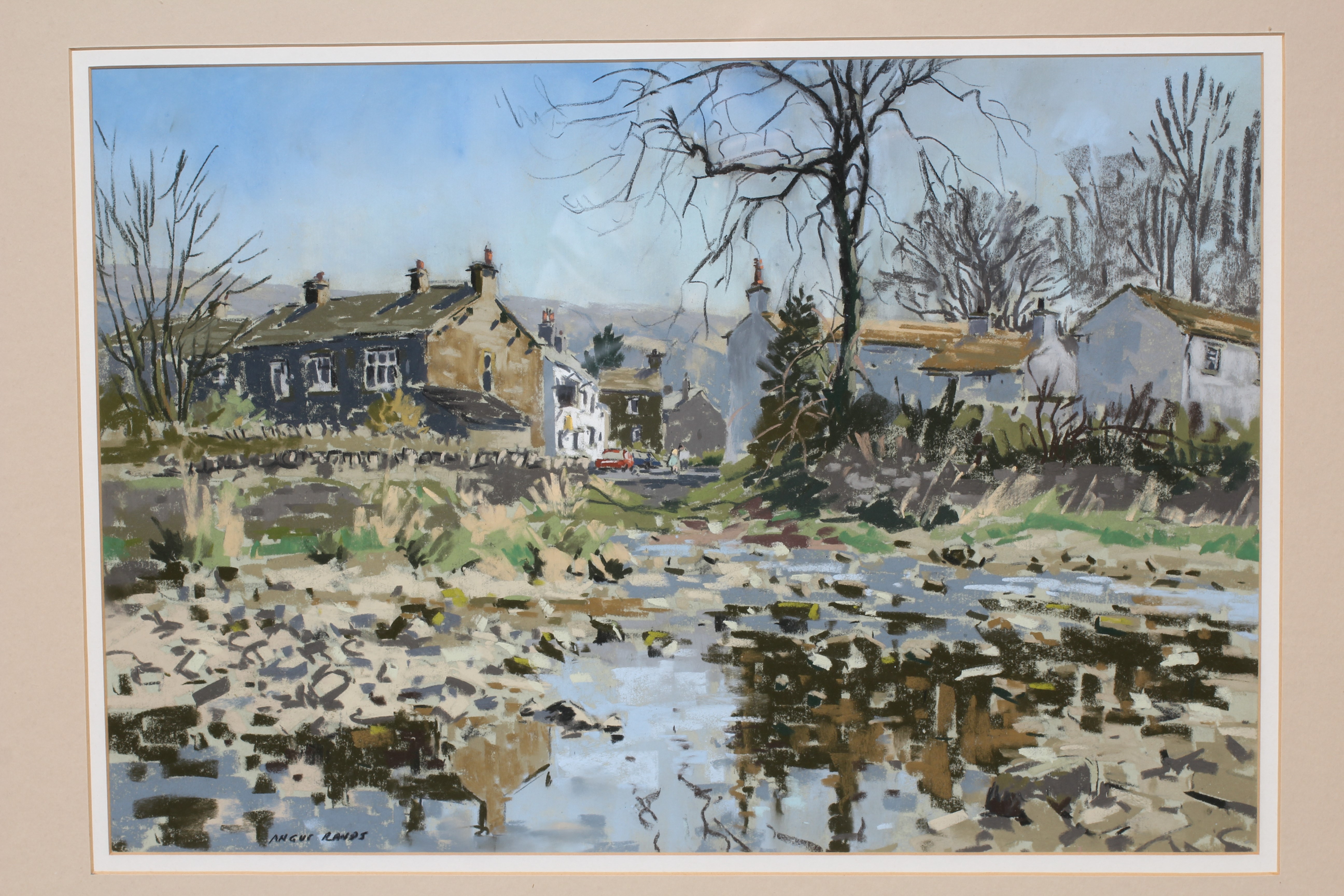 ANGUS BERNARD RANDS (1922-1985) Spring Light, Kettlewell, signed lower left, inscribed with title on Image