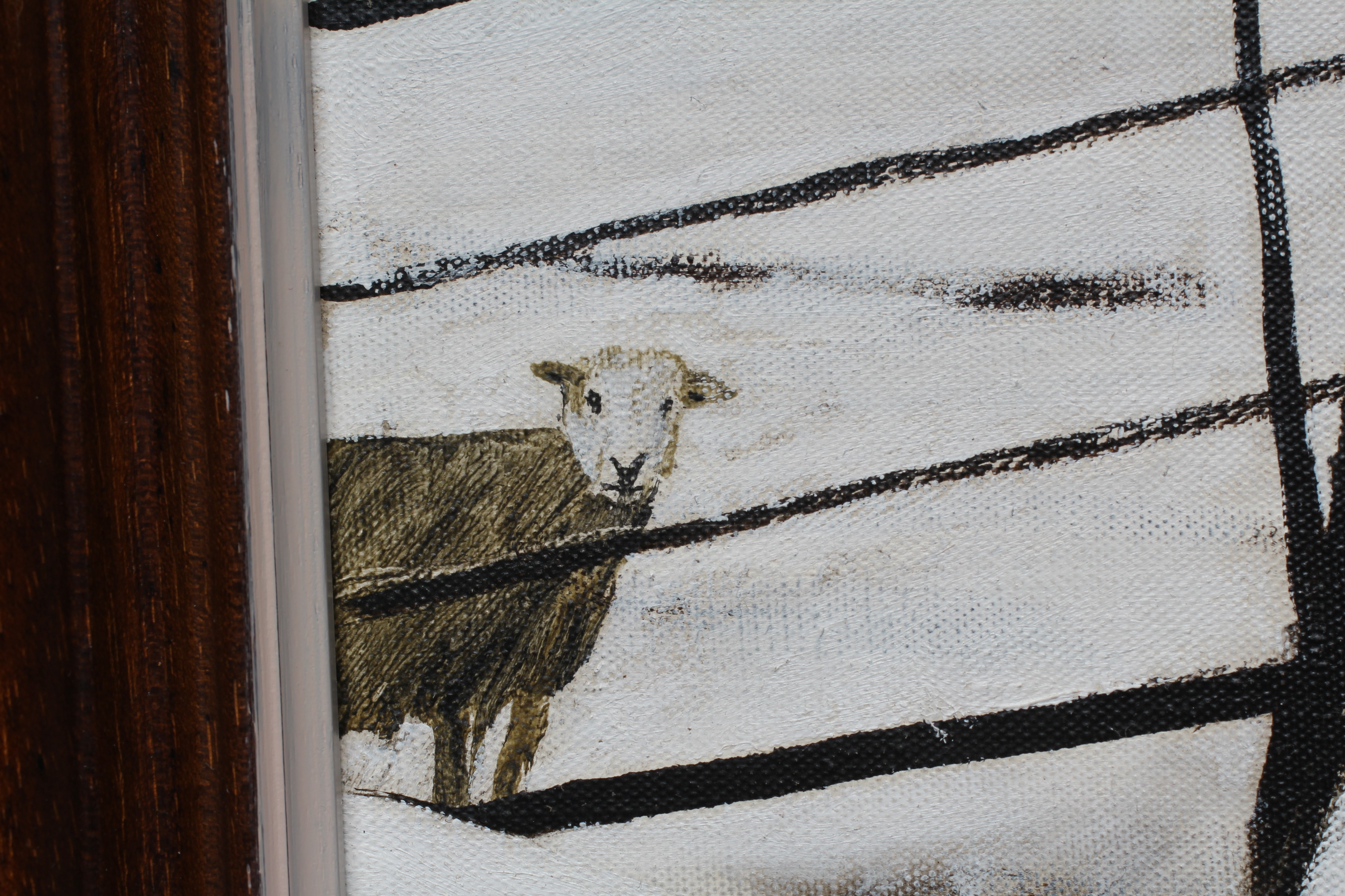 PETER BROOK (1927-2009) Blown Snow, signed lower right, inscribed lower left with title, oil on Image