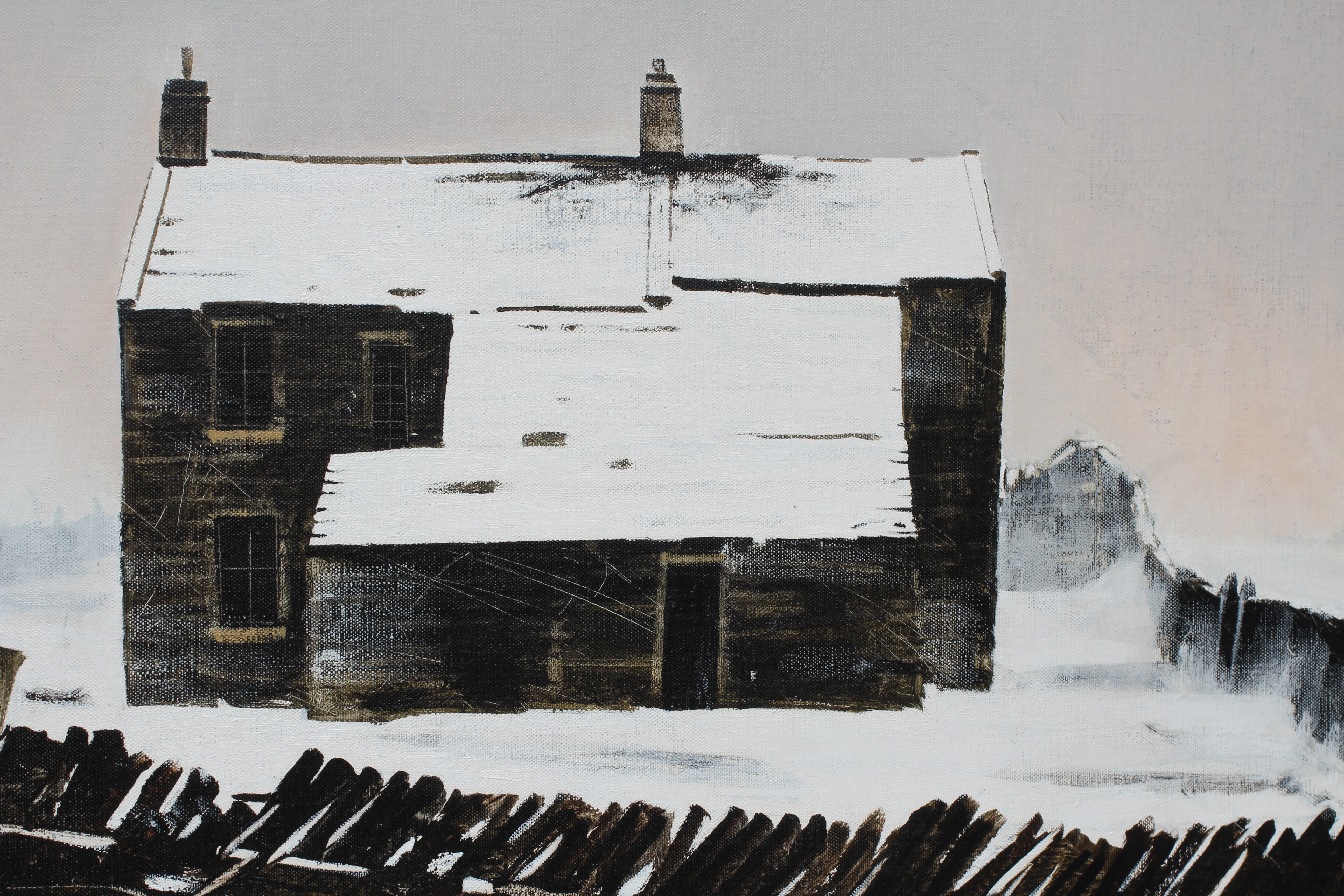 PETER BROOK (1927-2009) Blown Snow, signed lower right, inscribed lower left with title, oil on Image