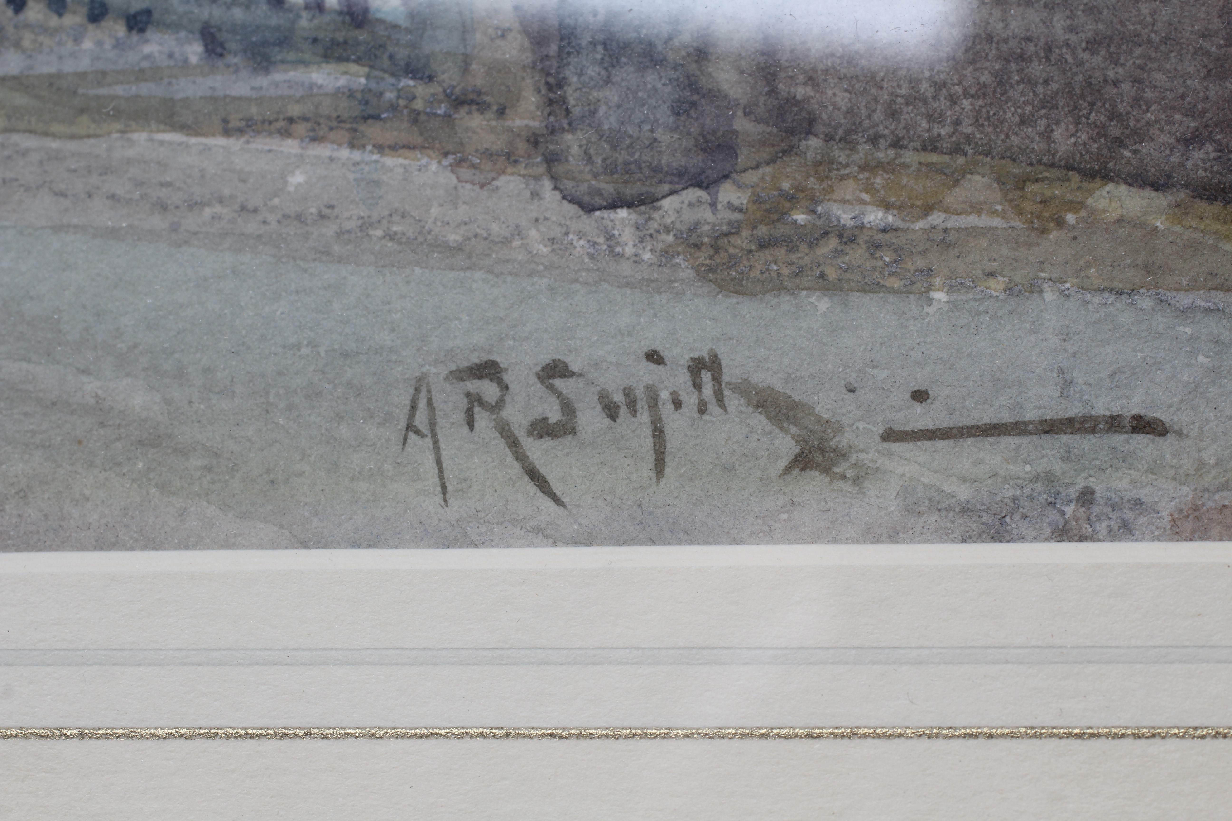 ARTHUR REGINALD SMITH (1871/72-1934) Kettlewell, Yorkshire, signed lower right, artist's name and Image
