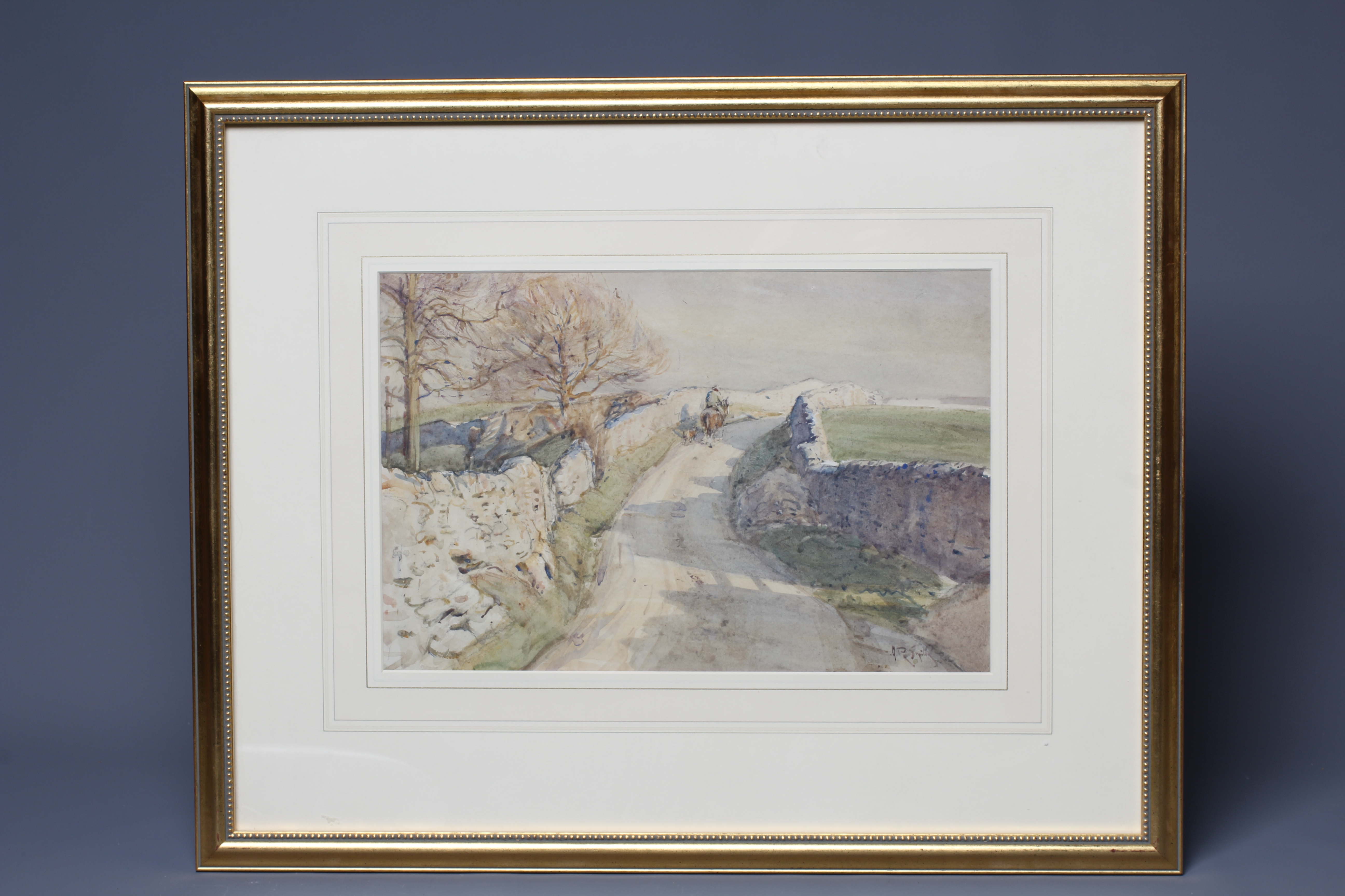 ARTHUR REGINALD SMITH (1871/72-1934) The Road to Thorpe, signed lower right, inscribed with title Image