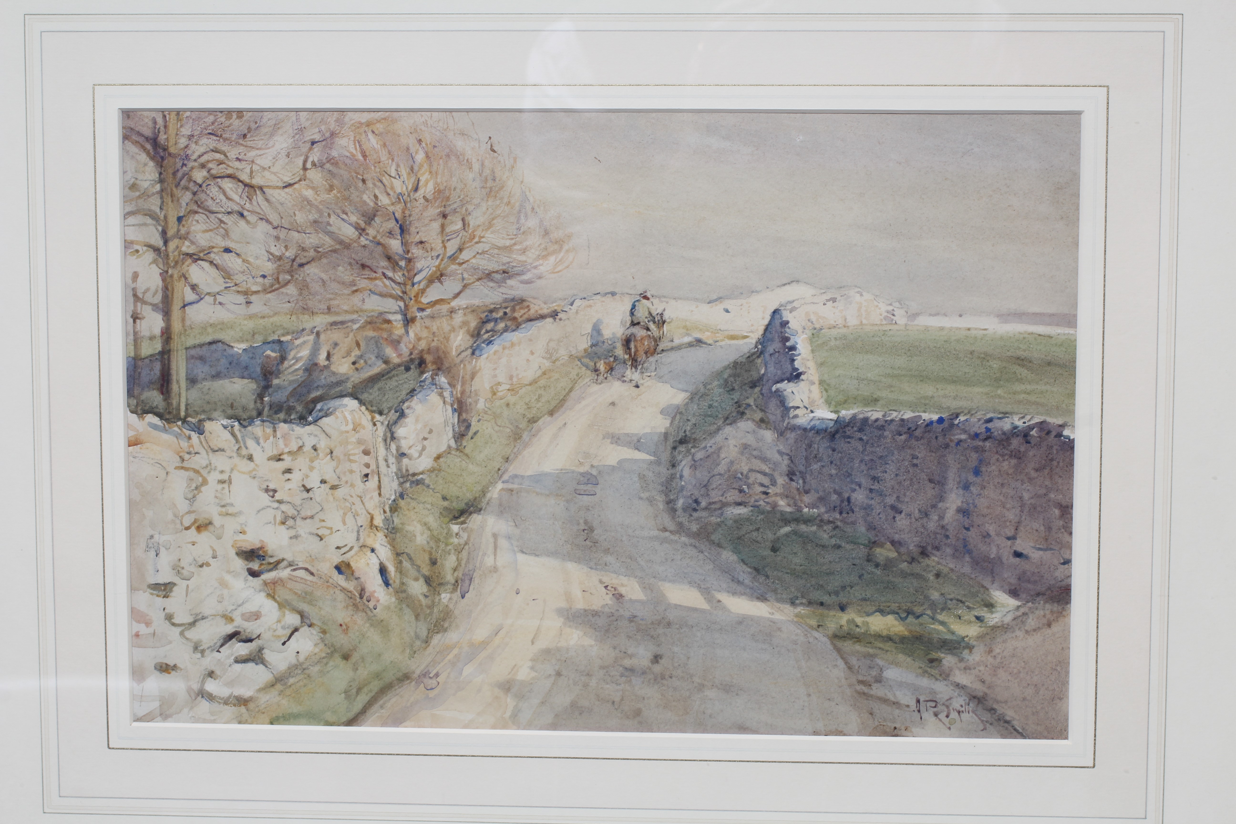 ARTHUR REGINALD SMITH (1871/72-1934) The Road to Thorpe, signed lower right, inscribed with title Image