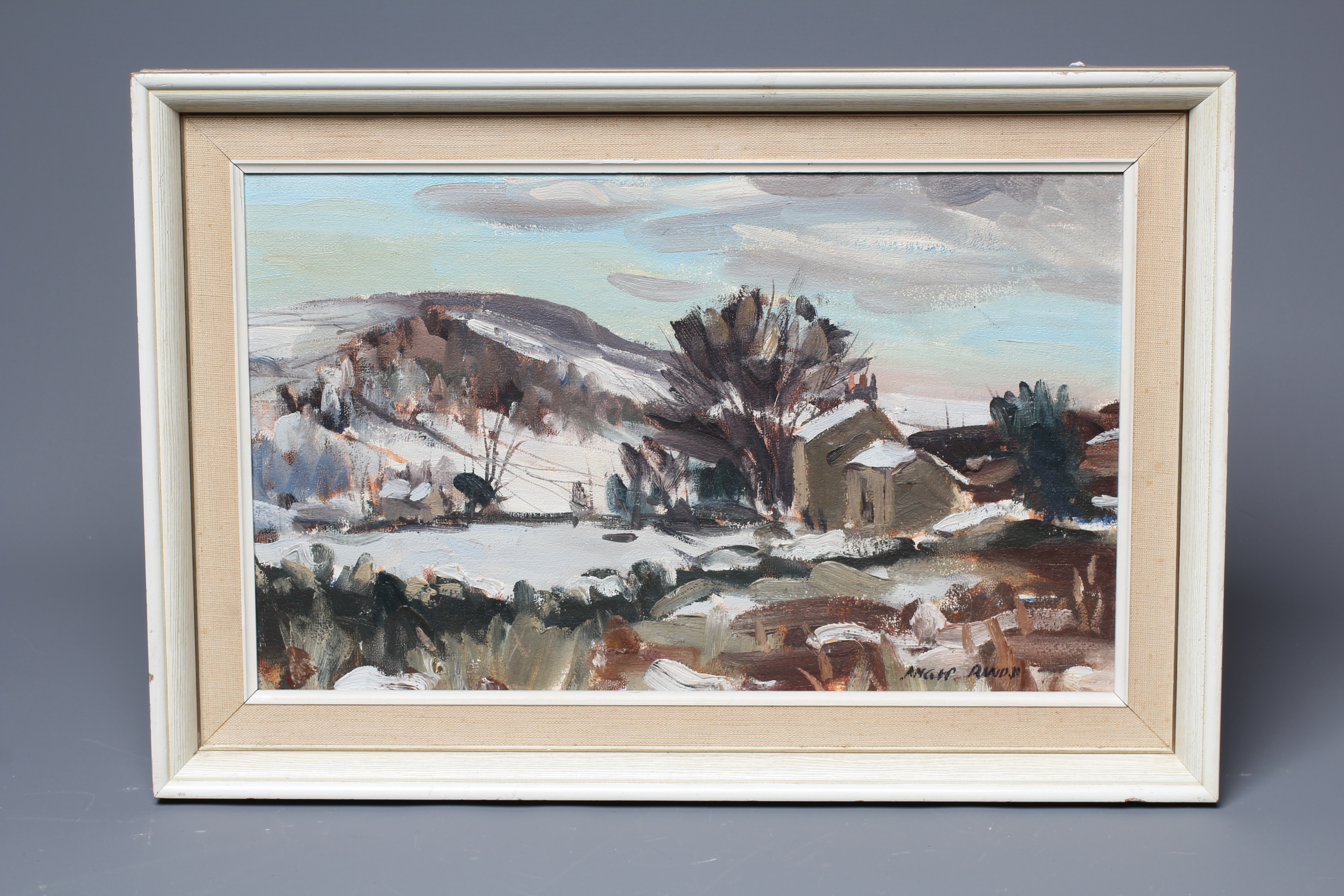 ANGUS BERNARD RANDS (1922-1985) Rural Winter Landscape Image