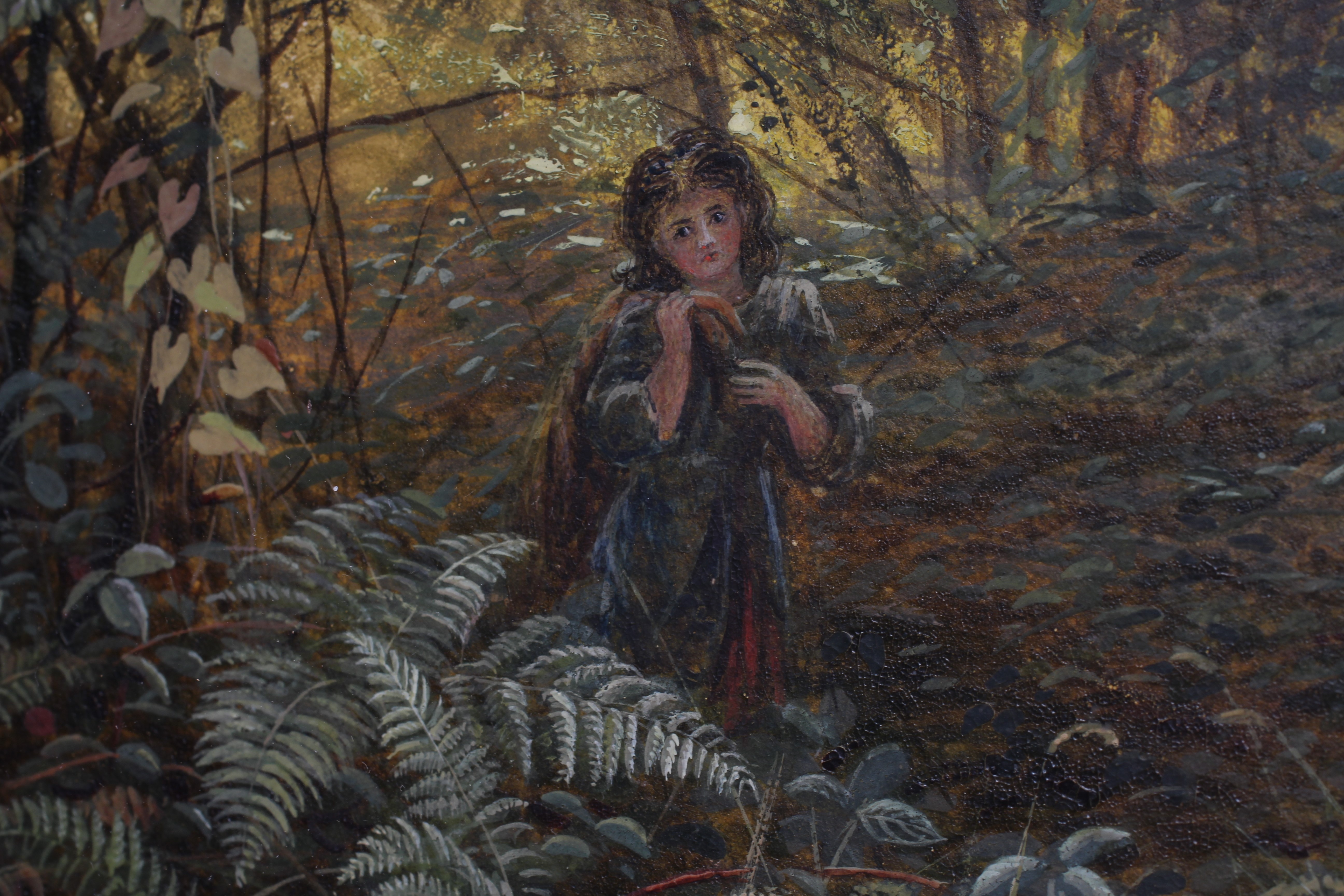 BONOMI EDWARD WARREN (Active 1860-1877) Woodland Glade, signed and dated 1872 lower left, Image