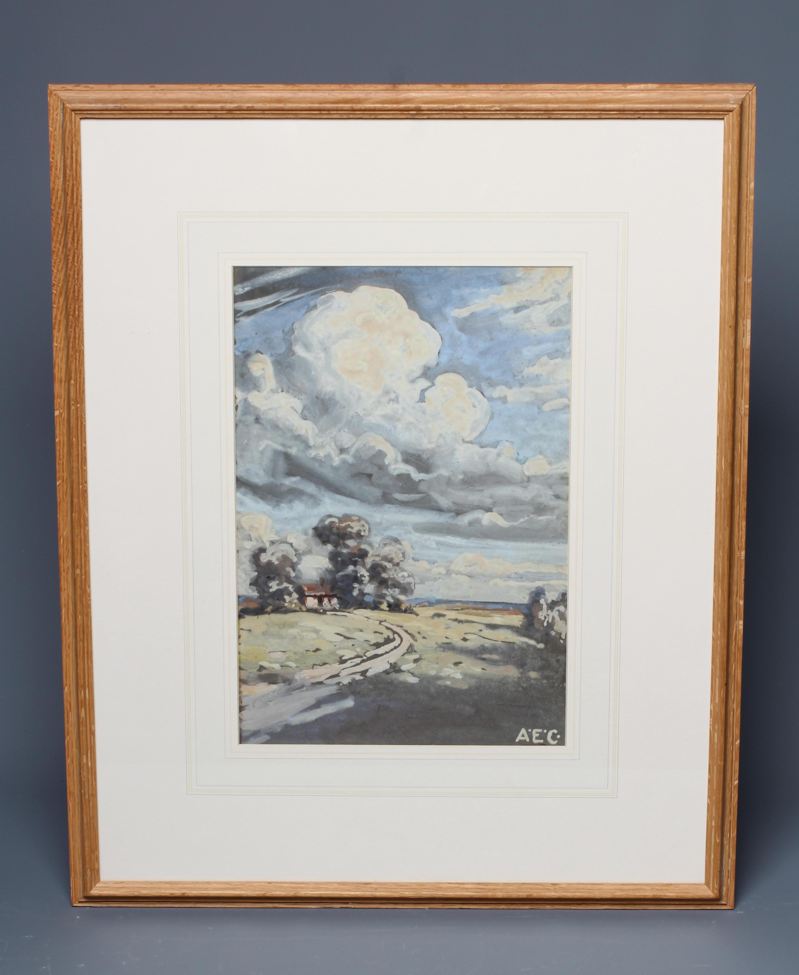 ALFRED EGERTON COOPER (1883-1974) Country Lane, signed lower right with initials, watercolour and Image