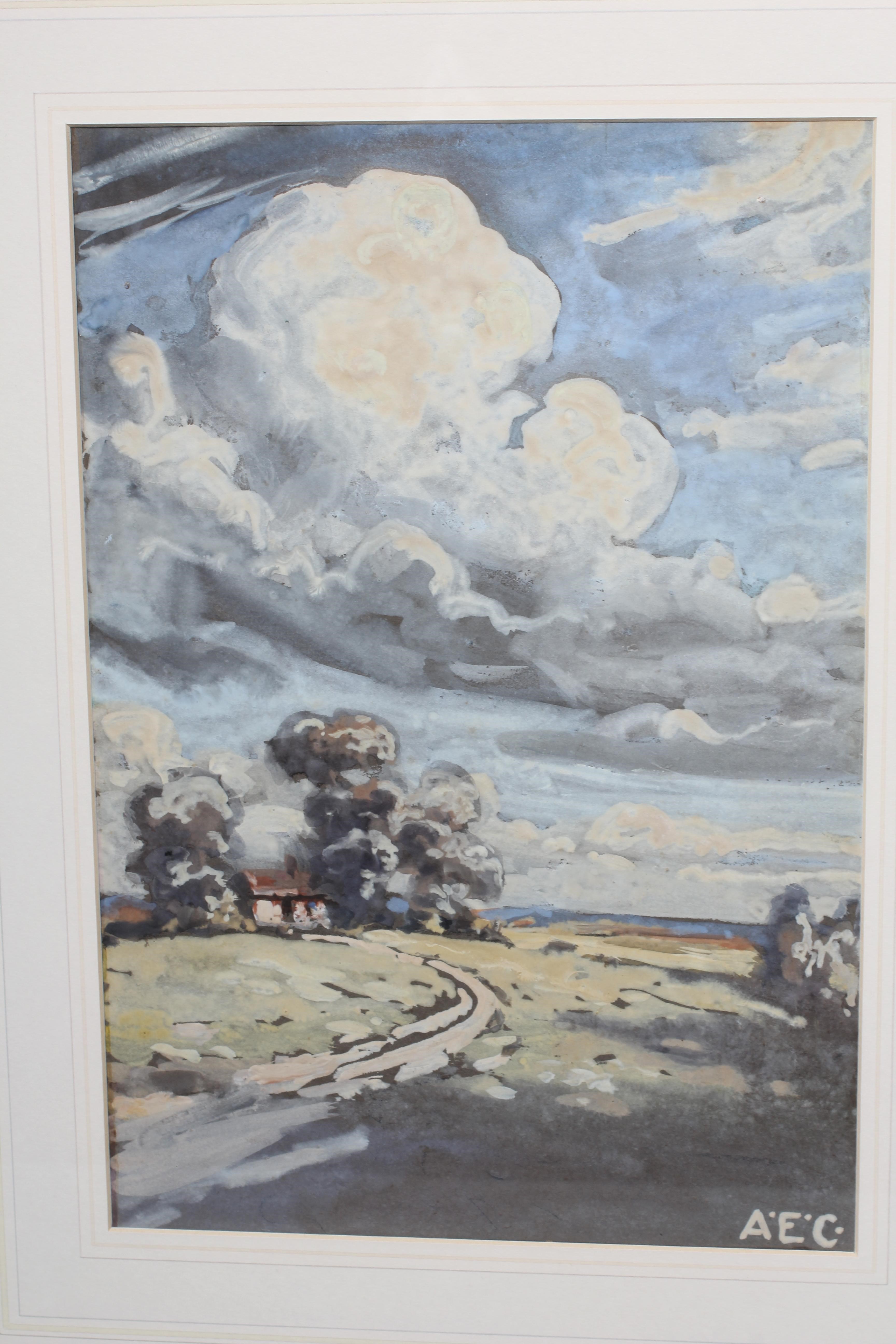 ALFRED EGERTON COOPER (1883-1974) Country Lane, signed lower right with initials, watercolour and Image