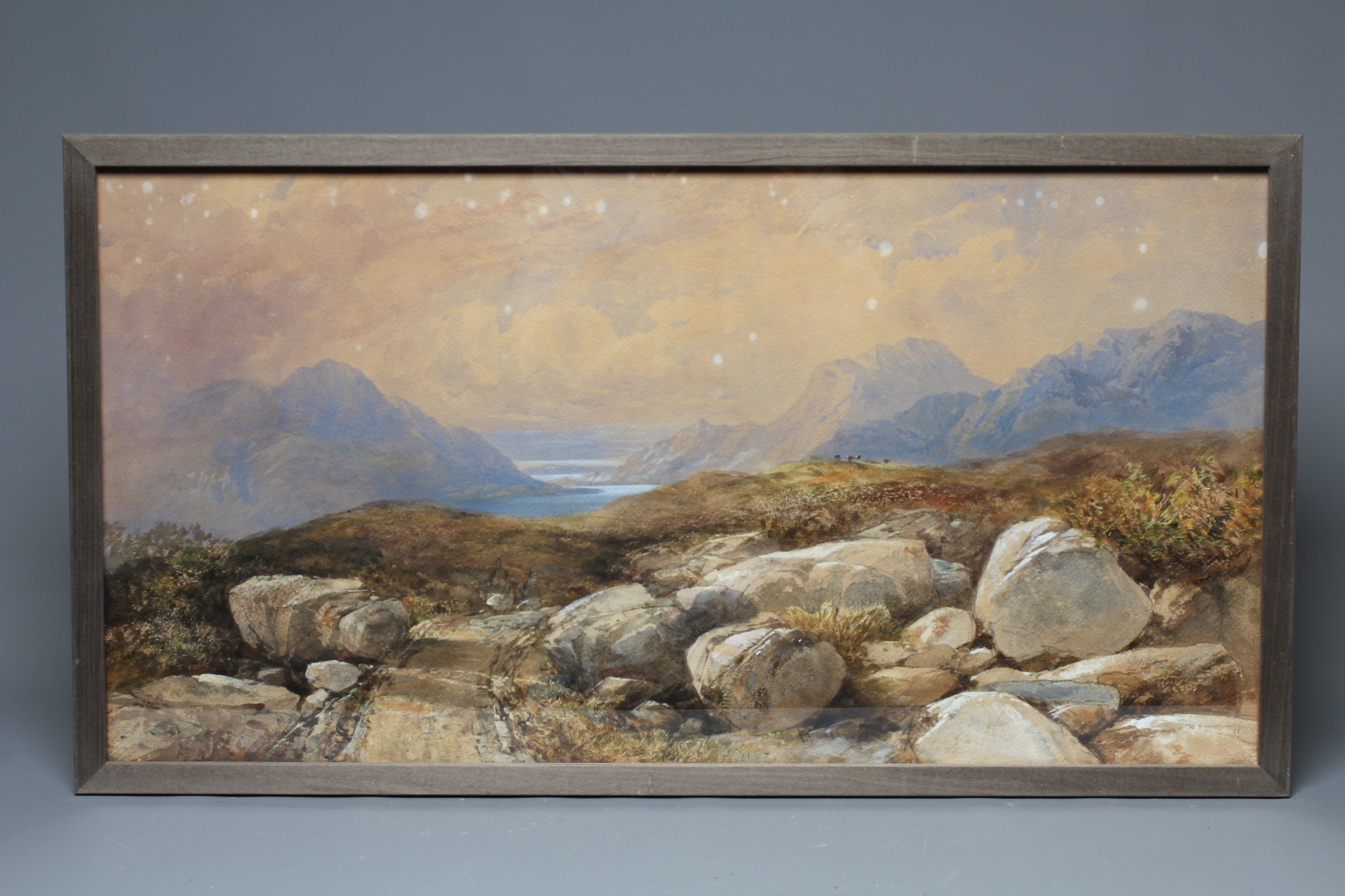 MARY BALFOUR HERBERT (1817-1893) View on Kenmare Road looking down at the Killarney Lake, inscribed Image