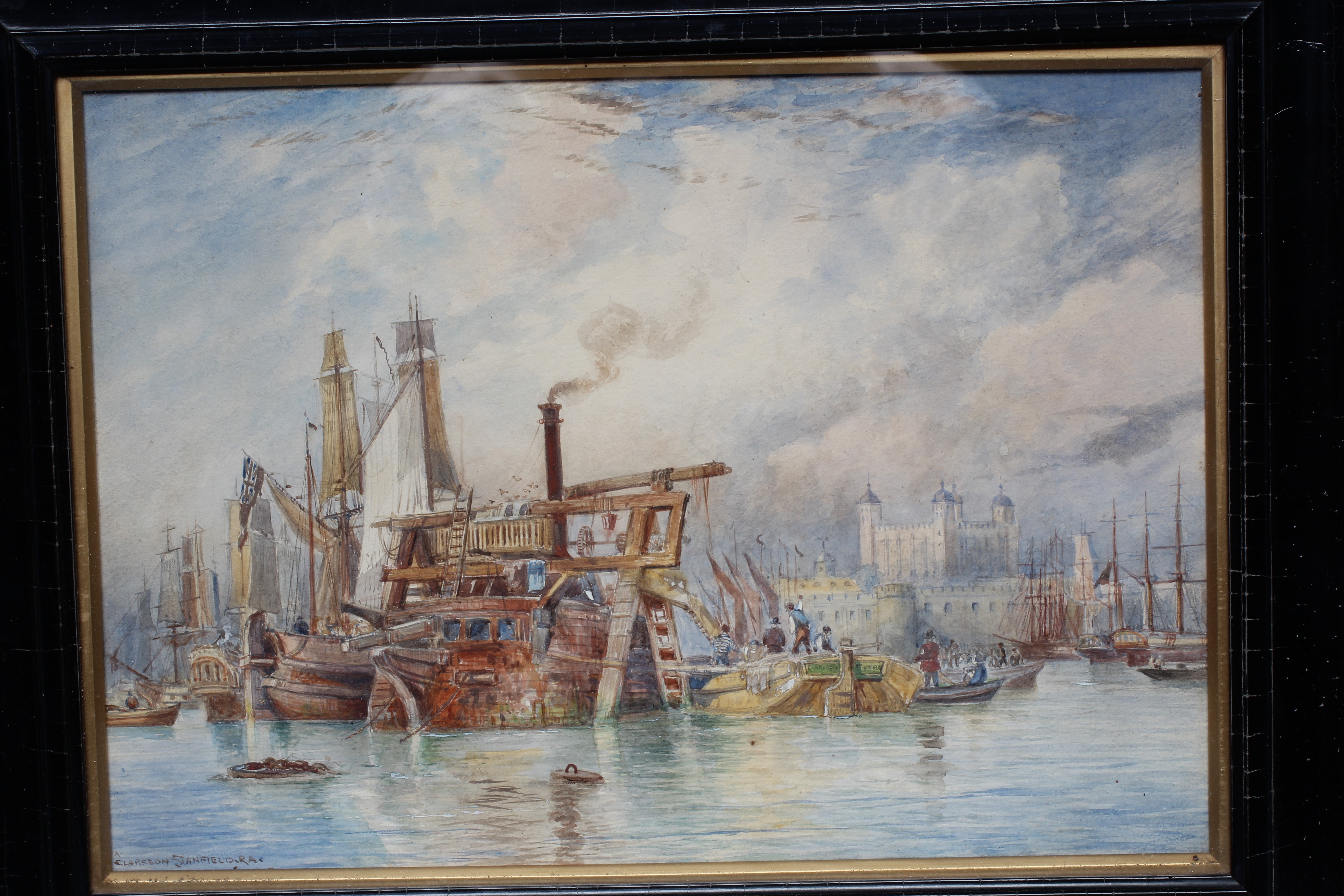 MANNER OF WILLIAM CLARKSON STANFIELD (1793-1867) 'Ballast dredger off the Tower of London' Image