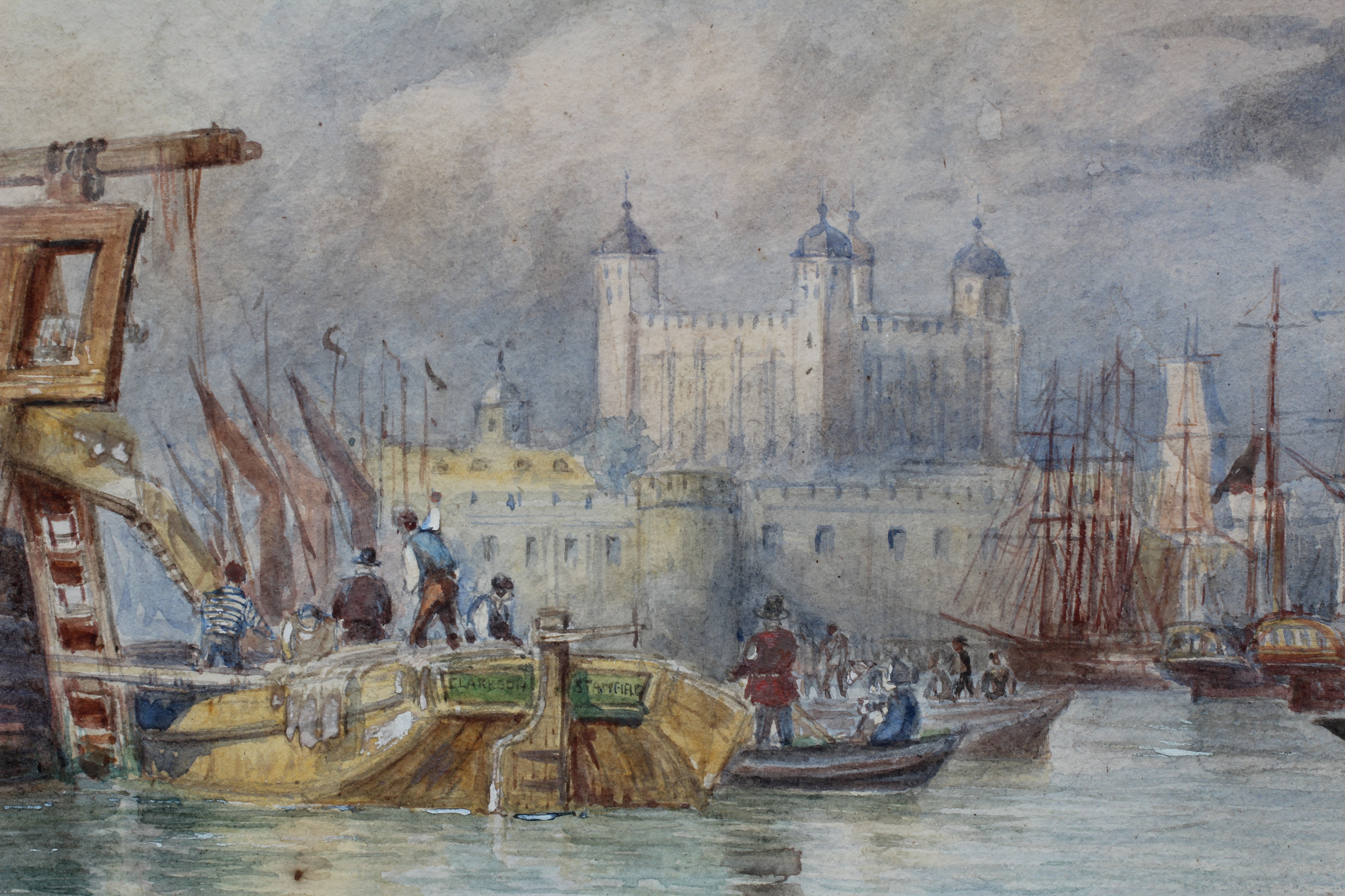 MANNER OF WILLIAM CLARKSON STANFIELD (1793-1867) 'Ballast dredger off the Tower of London' Image