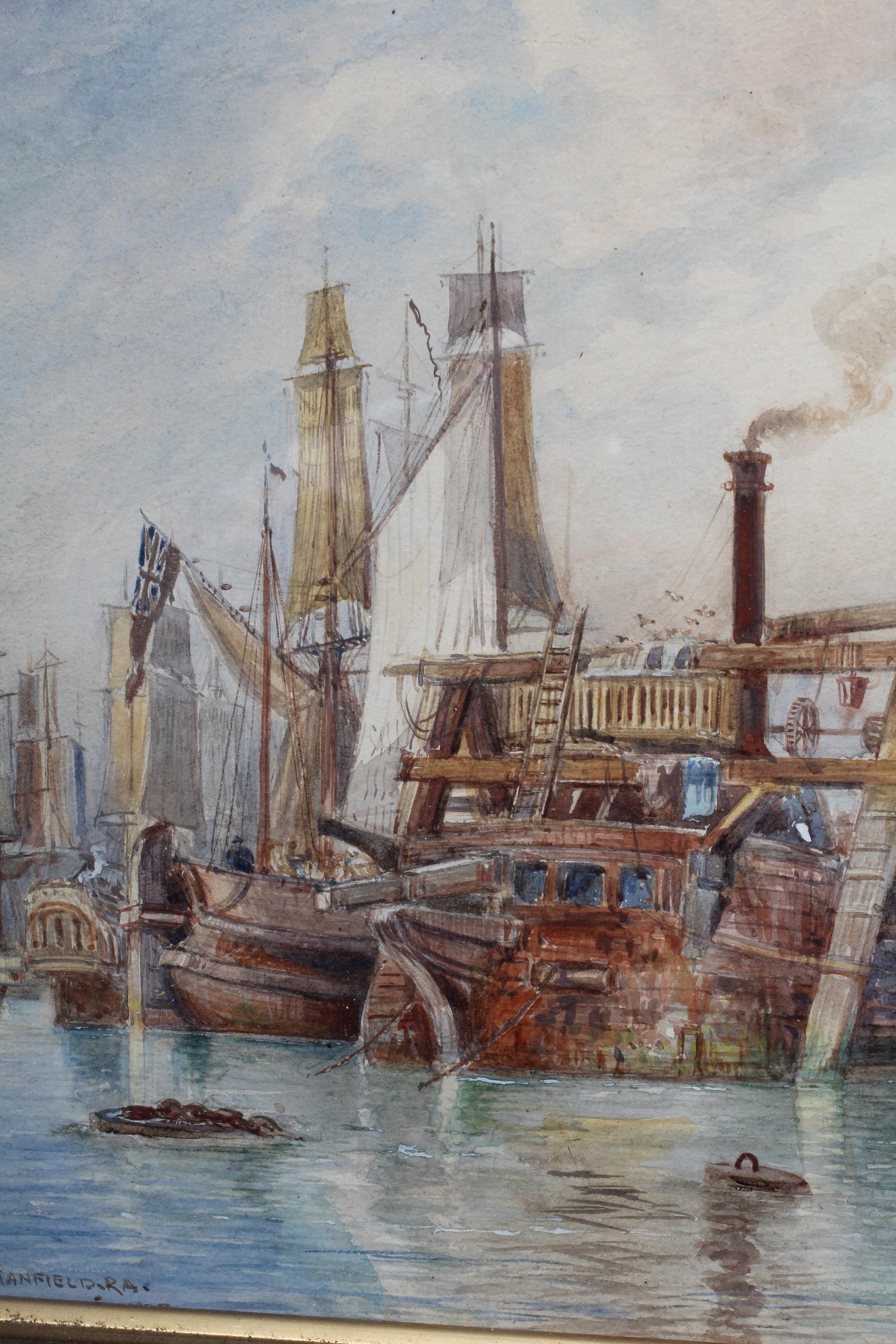 MANNER OF WILLIAM CLARKSON STANFIELD (1793-1867) 'Ballast dredger off the Tower of London' Image