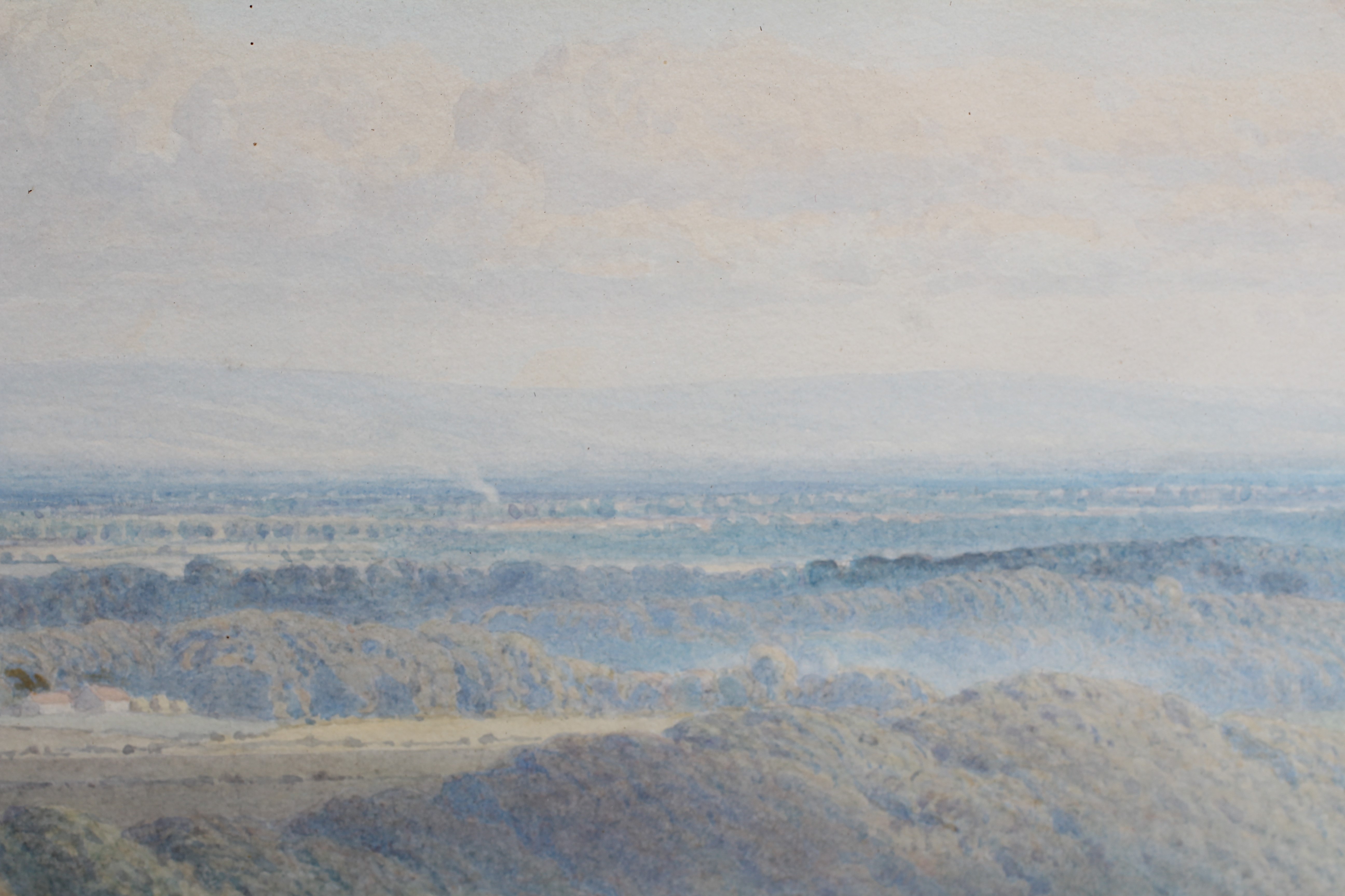 HARRY SUTTON PALMER (1854-1933) The Valley of the Wye, signed lower right, watercolour, 19 1/2" x Image