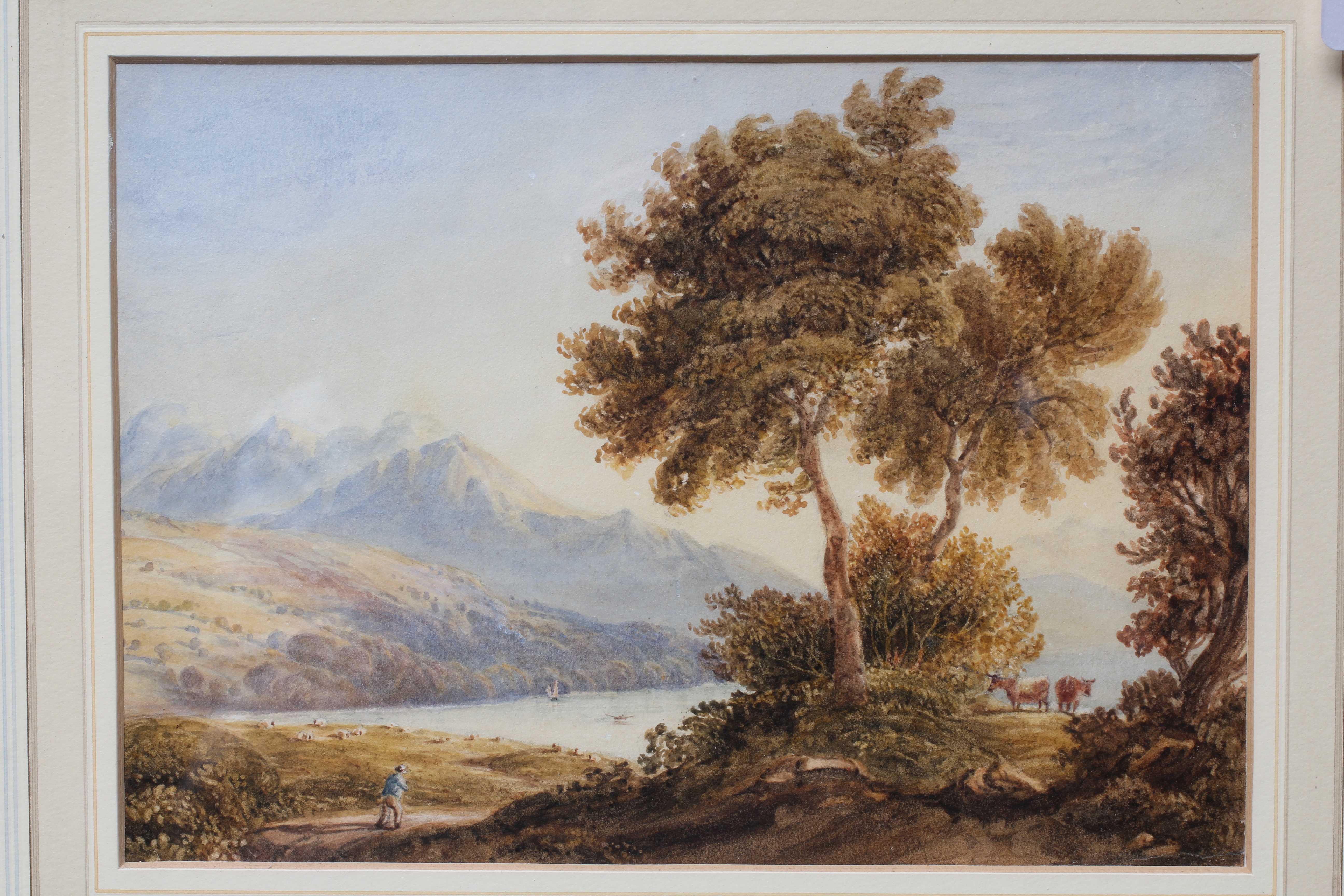 ANTHONY VANDYKE COPLEY FIELDING (1787-1855) Mountain Lake Image