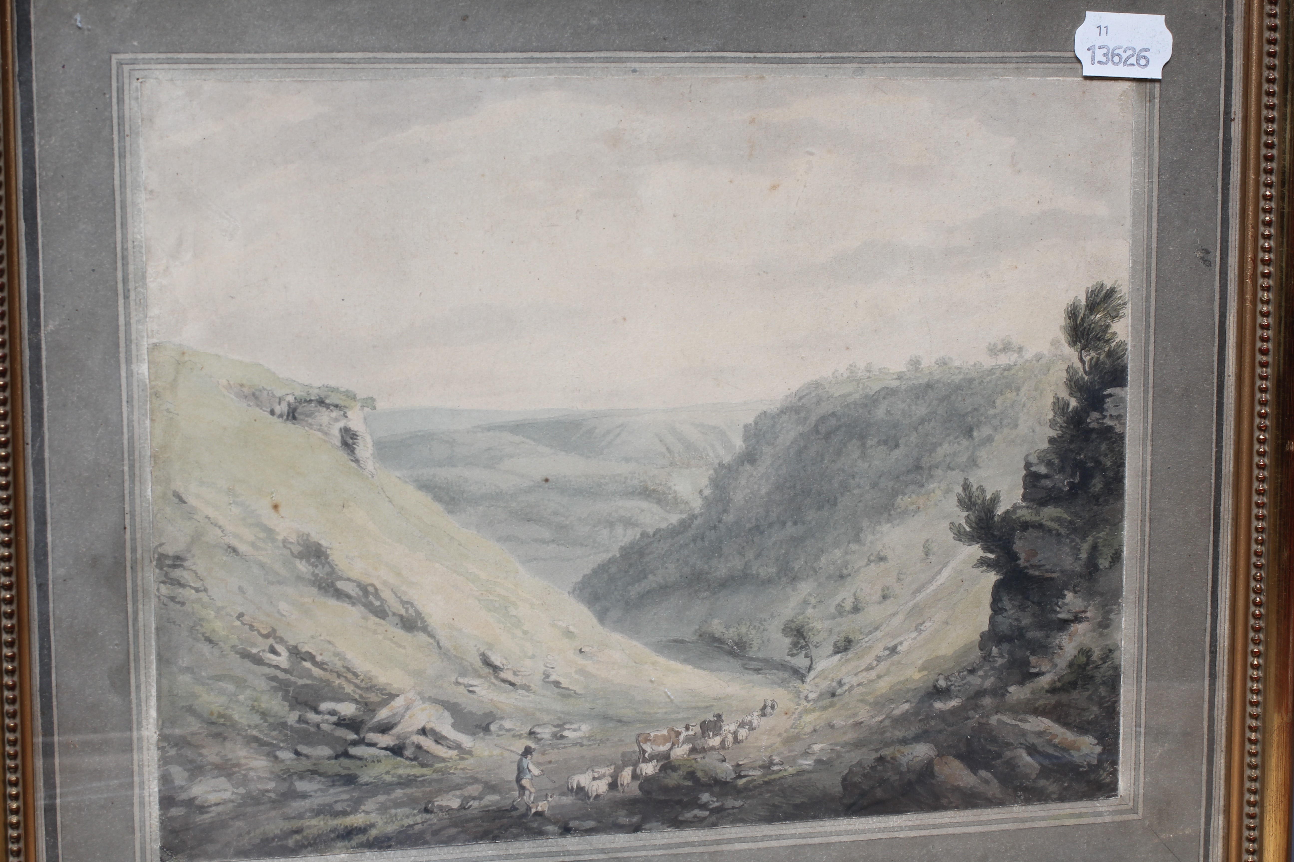ANTHONY VANDYKE COPLEY FIELDING (1787-1855) Mountain Lake Image