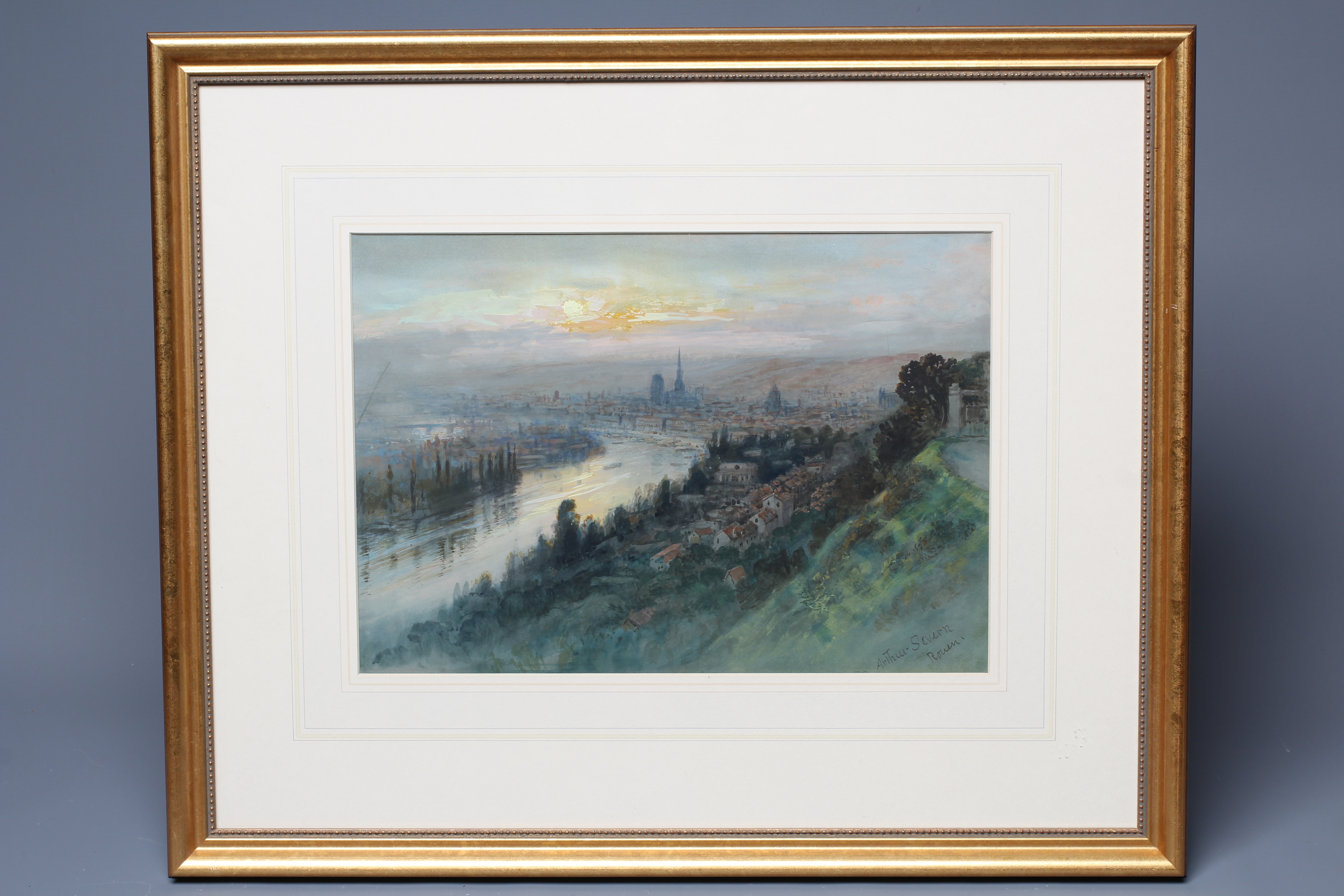 JOSEPH ARTHUR PALLISER SEVERN (1842-1931) Rouen, signed lower right and inscribed with title, Image