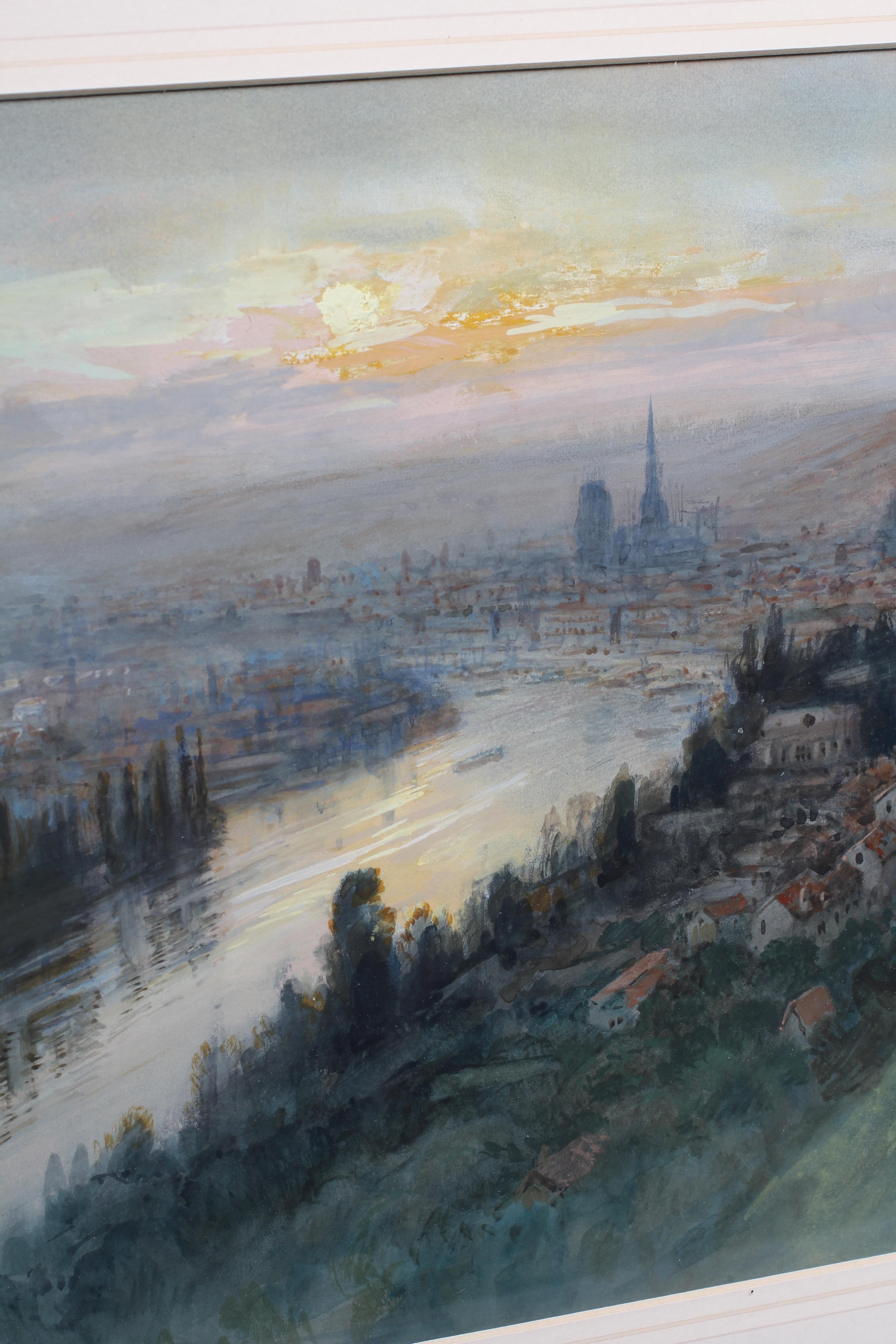 JOSEPH ARTHUR PALLISER SEVERN (1842-1931) Rouen, signed lower right and inscribed with title, Image