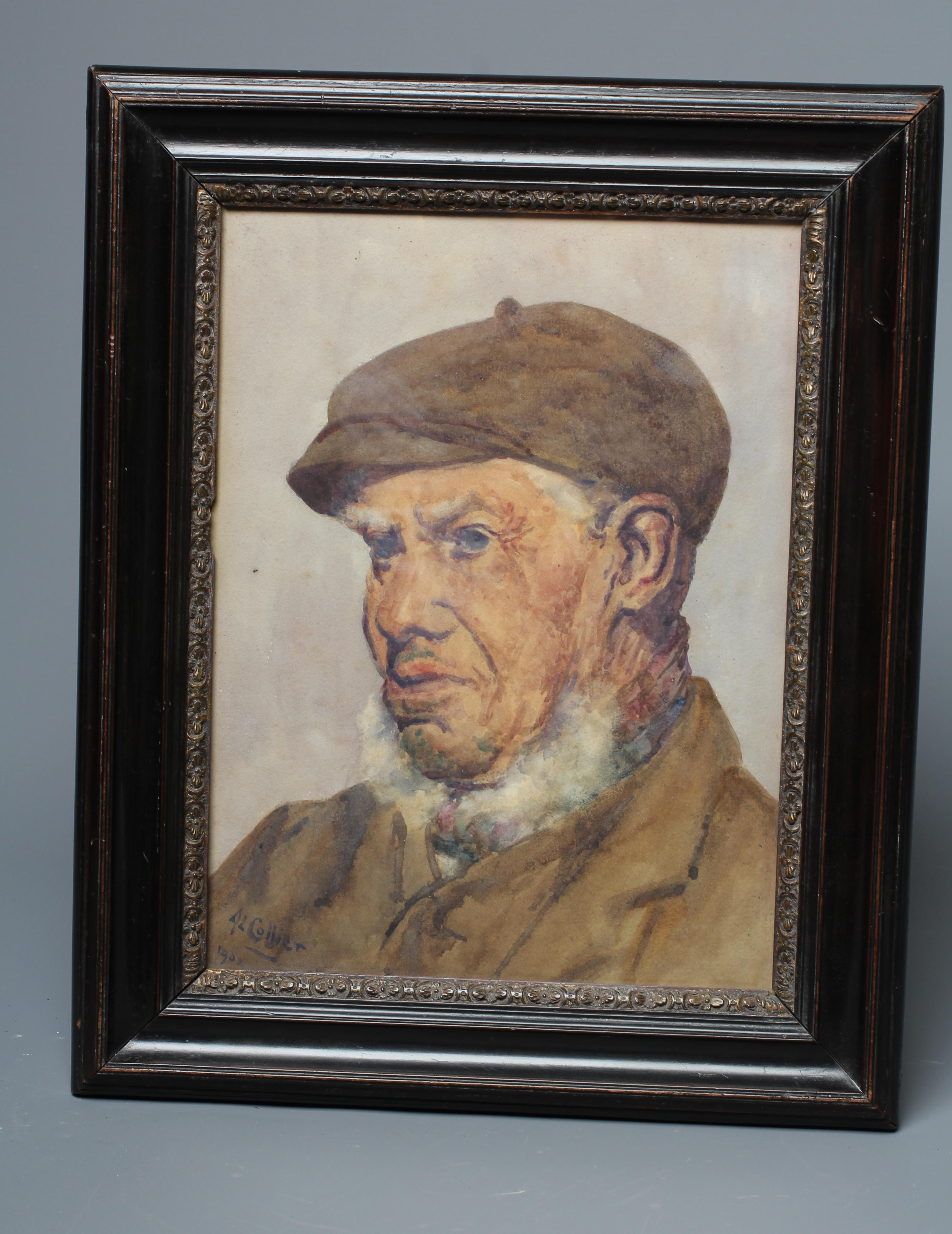 MISS A L COLLIER (British School, Early 20th Century) Tommy Dobson, signed and dated 1902 lower Image
