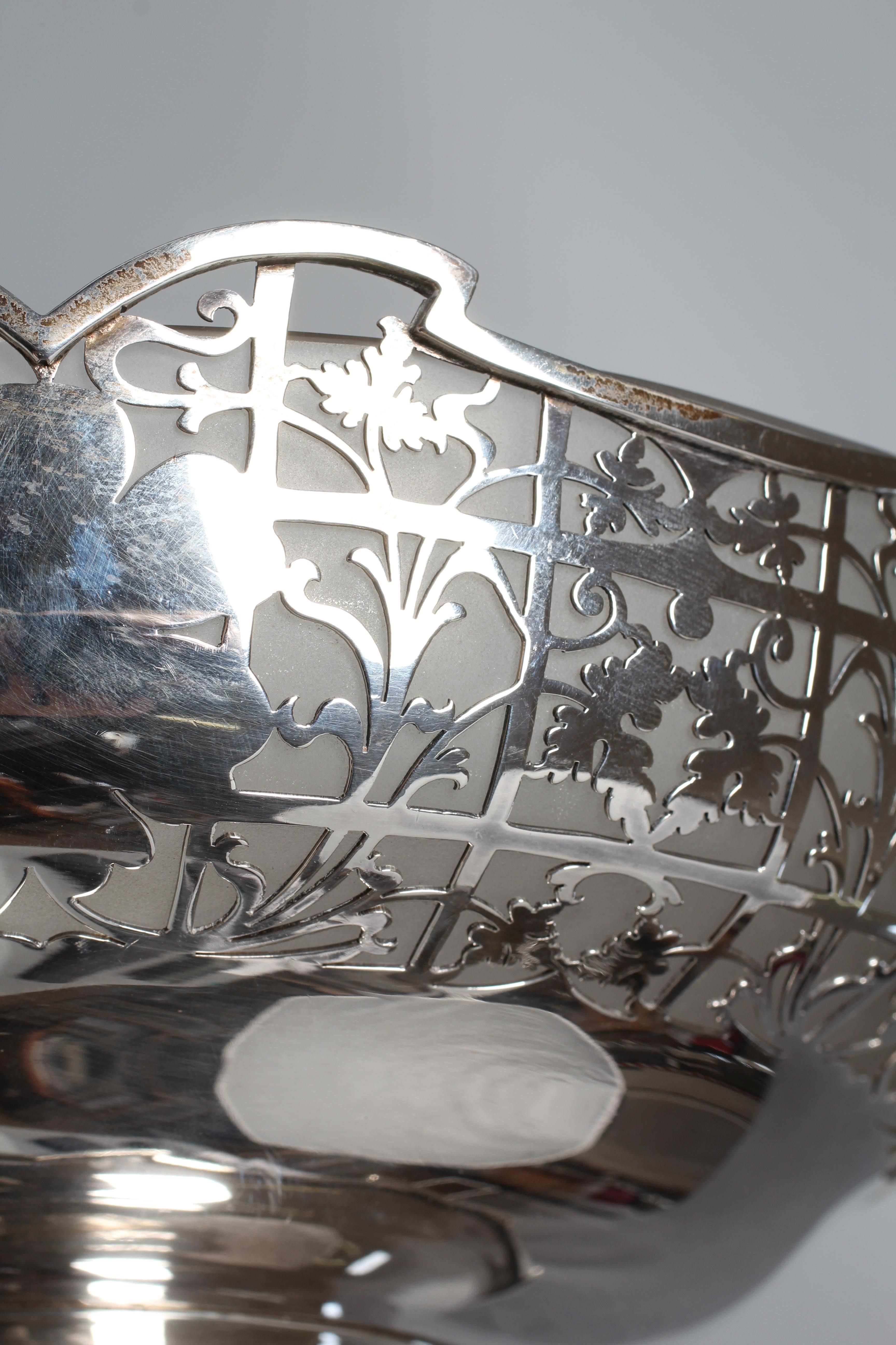 A GEORGE VI FRUIT BOWL by Viners Image