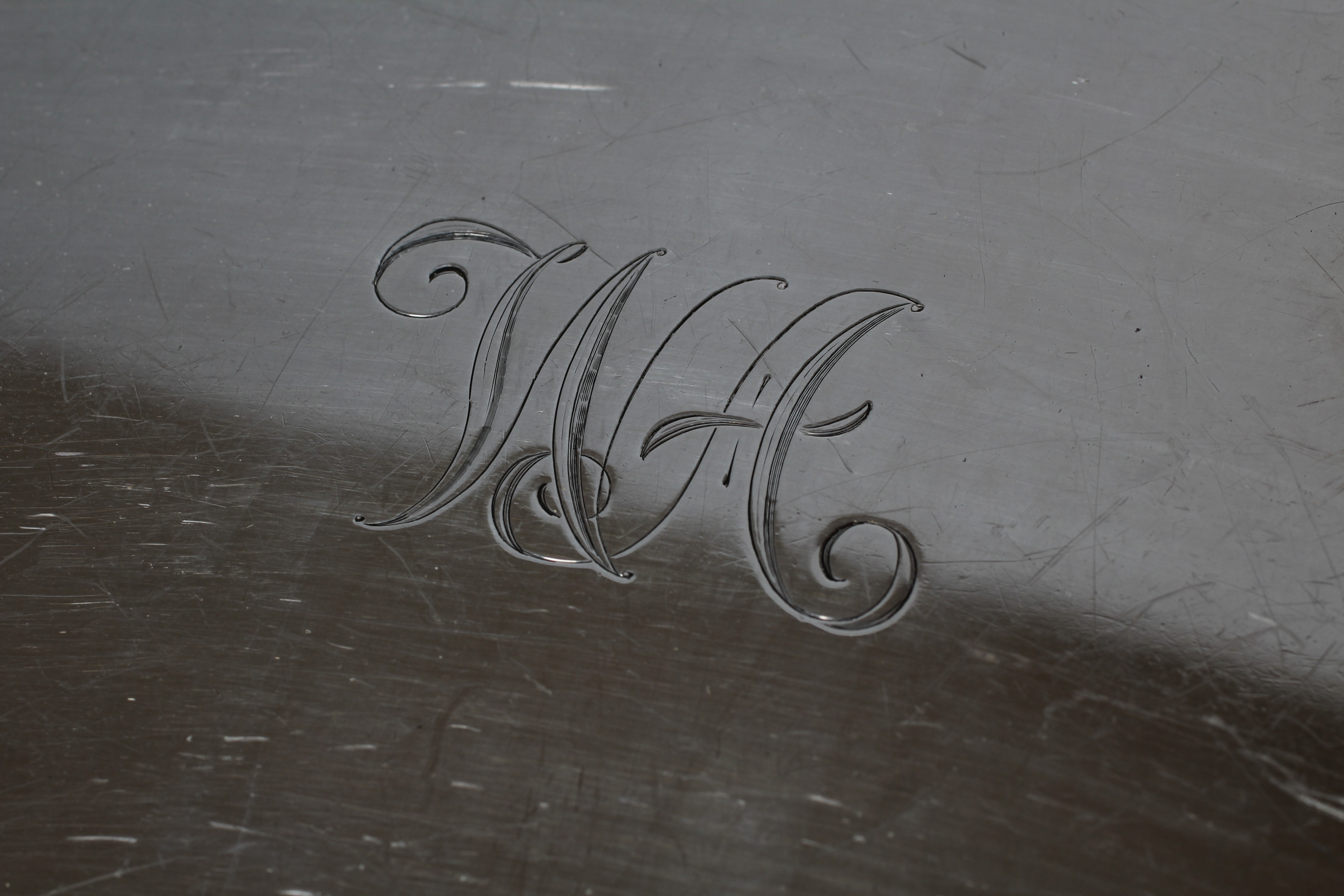 A GEORGE V SALVER by Walker & Hall, Sheffield 1930, of shaped square form with piecrust border, Image