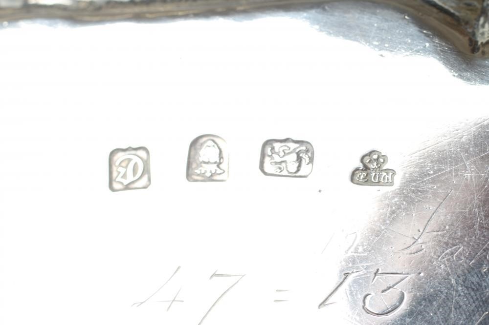 A GEORGE III SILVER SALVER Image