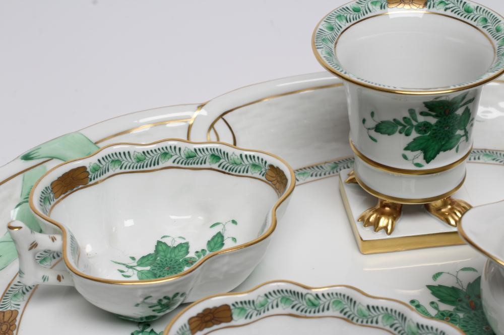 A COLLECTION OF HEREND "CHINESE BOUQUET" PATTERN PORCELAIN Image