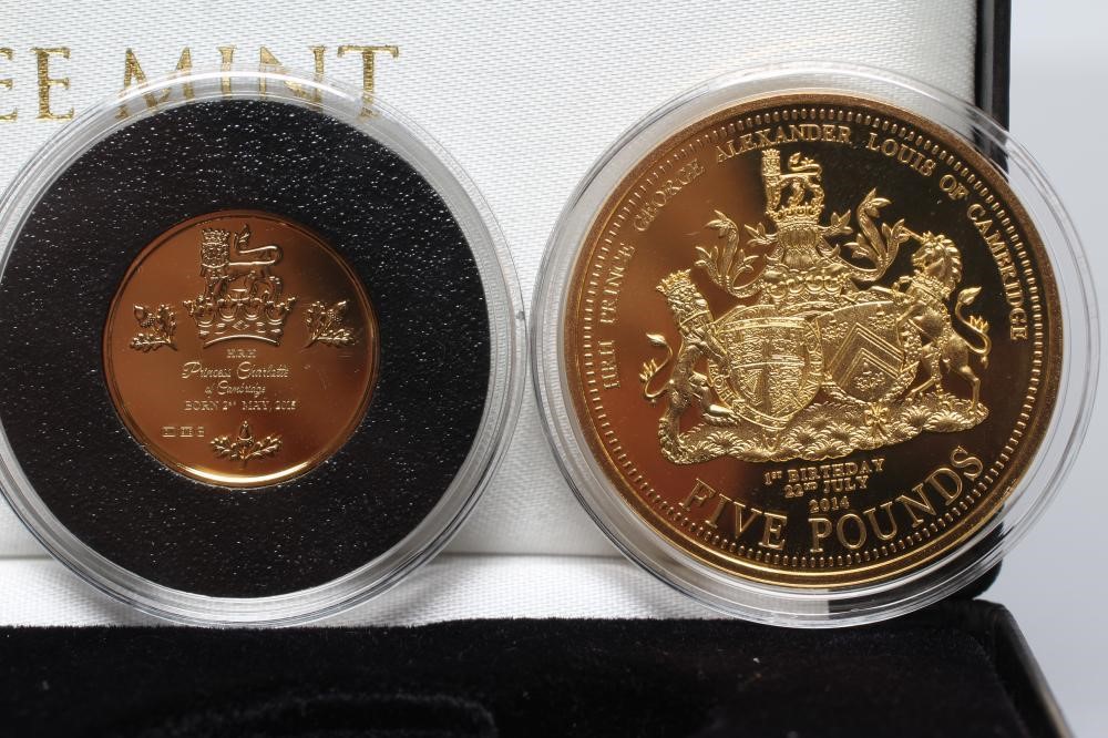 A QUEEN ELIZABETH GOLD PROOF COMMEMORATIVE Image