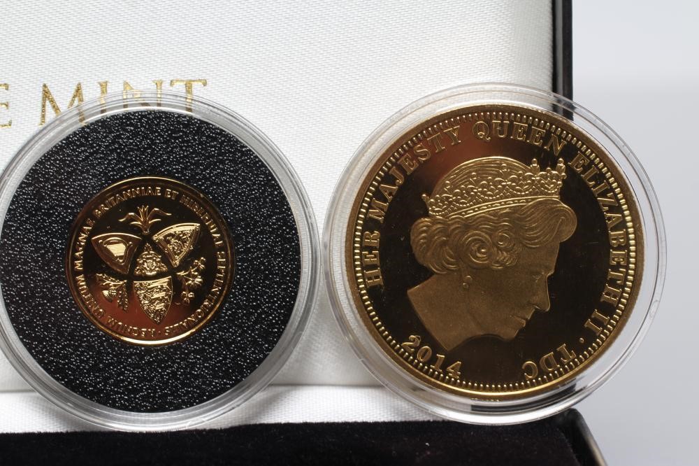 A QUEEN ELIZABETH GOLD PROOF COMMEMORATIVE Image