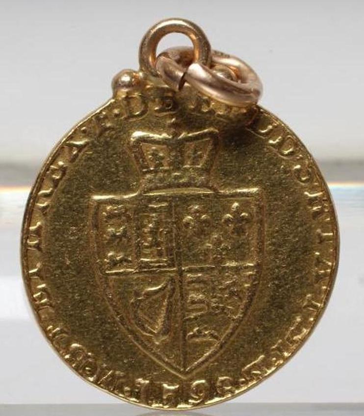 A GEORGE III GOLD SPADE GUINEA Image
