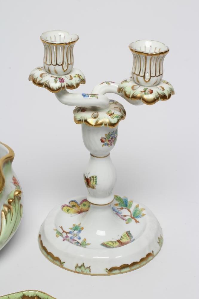 A COLLECTION OF HEREND "BUTTERFLY" PATTERN PORCELAIN Image