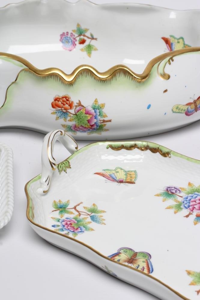 A COLLECTION OF HEREND "BUTTERFLY" PATTERN PORCELAIN Image