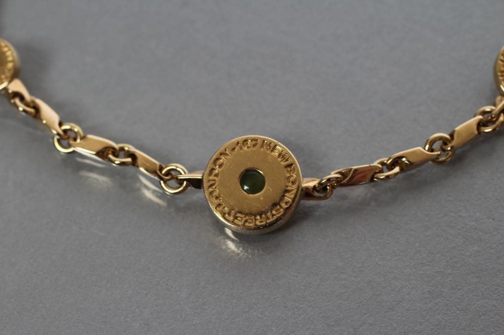 AN ASPREY 18CT GOLD BRACELET Image