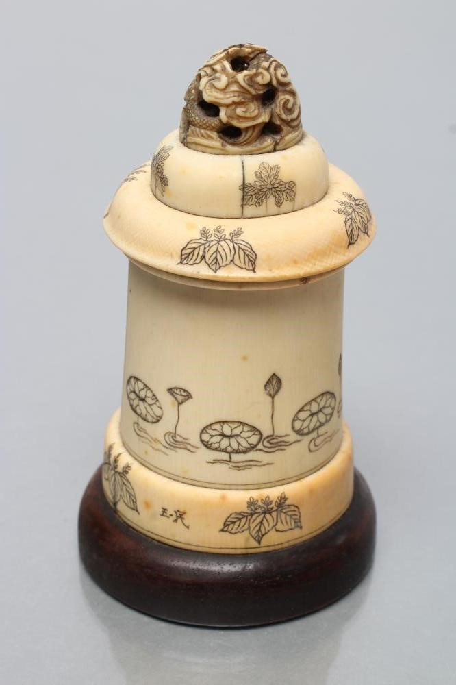 A JAPANESE IVORY SHRINE Image