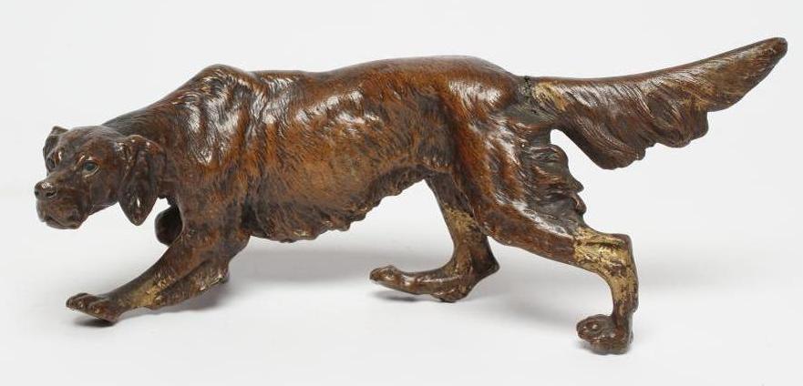 A FRANZ BERGMAN BRONZE RETRIEVER Image