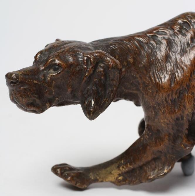 A FRANZ BERGMAN BRONZE RETRIEVER Image